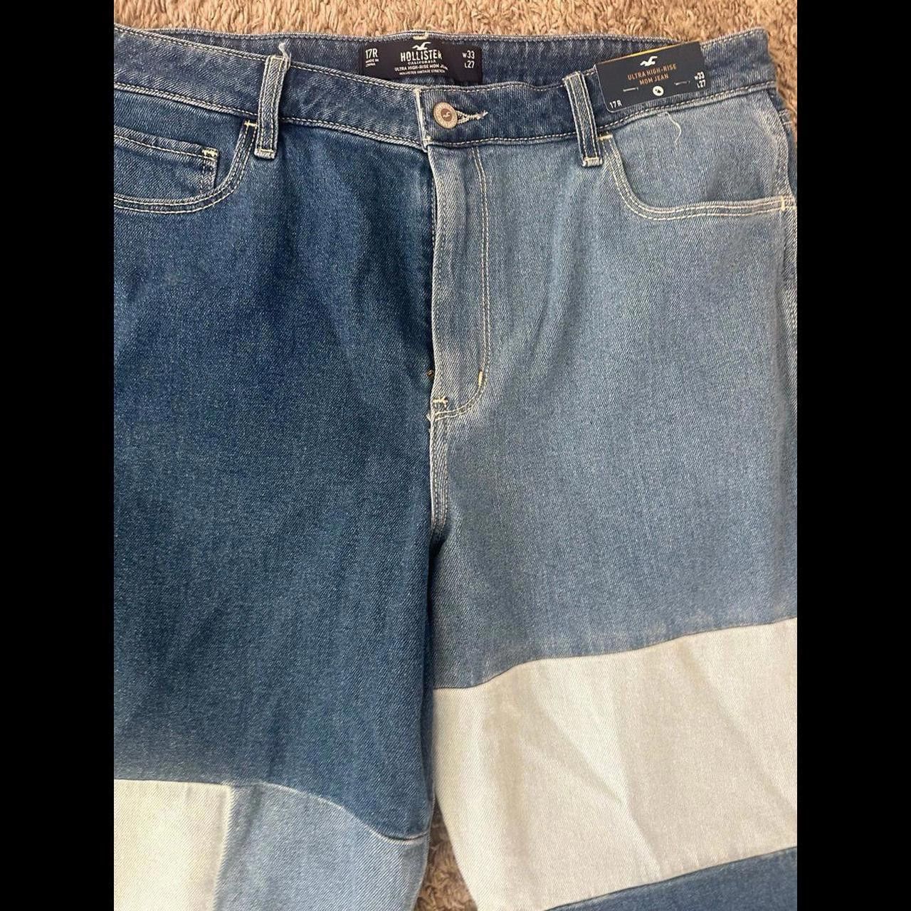 Designer New Hollister Ultra High Rise Mom Size 33" - 6 Thumbnail
