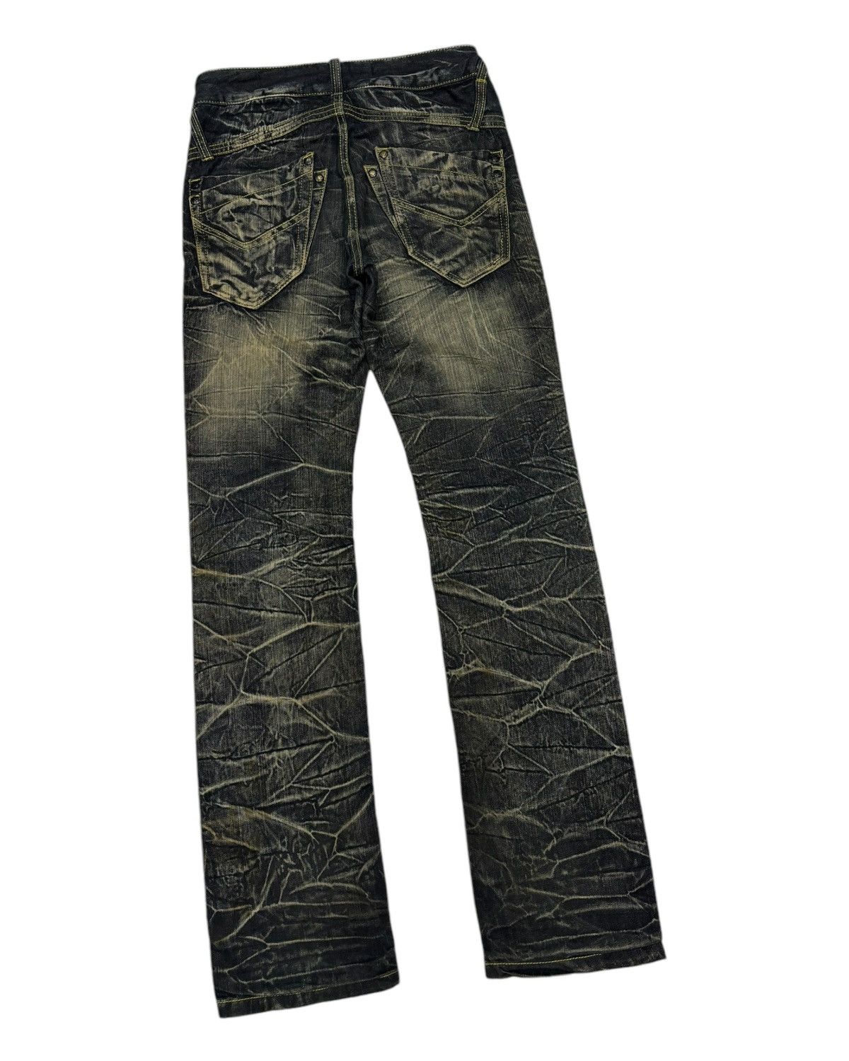 Kapital 🔥RARE PUNK CLAWMARK BLOW BY BLUE DISTRESSED DENIM JEANS Size US 28 / EU 44 - 7 Thumbnail