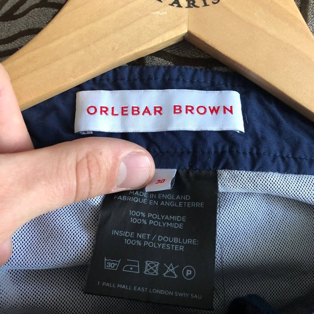 Orlebar Brown Luxury Orlebar Brown navy swim shorts nylon size 30 Size US 30 / EU 46 - 5 Thumbnail