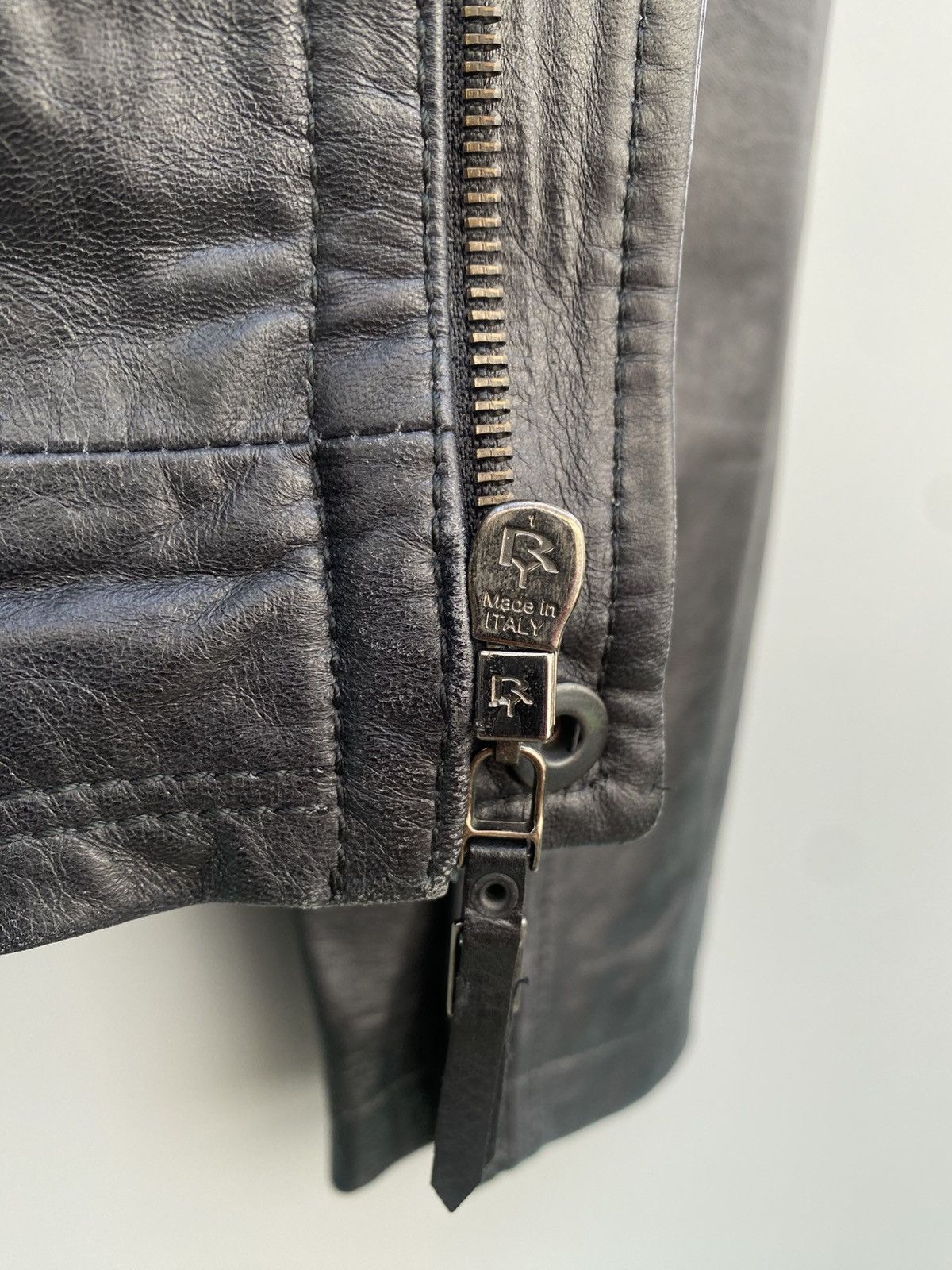 Costume National S/S 2008- CNC- Leather Biker Jacket Size US S / EU 44-46 / 1 - 13 Thumbnail
