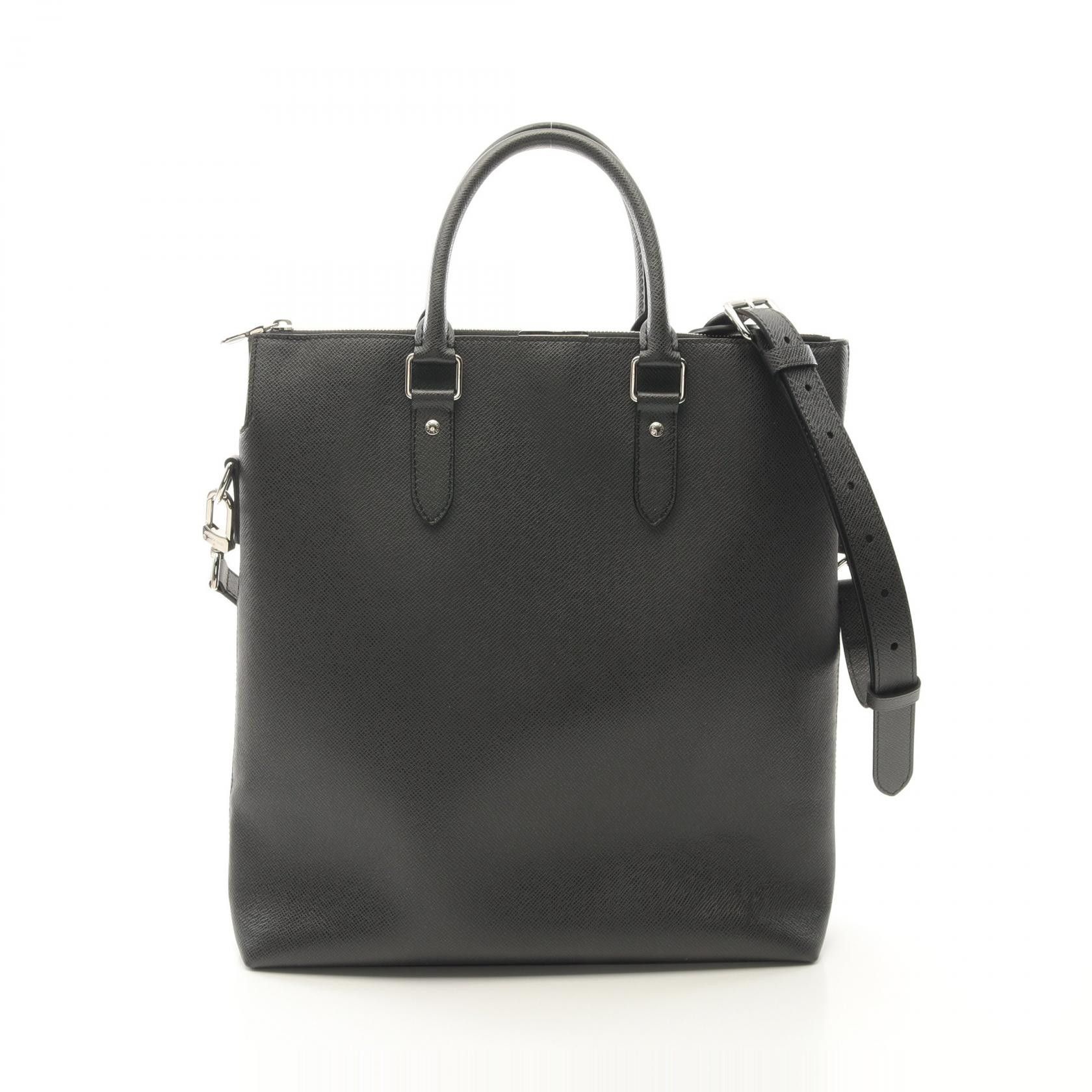 Louis Vuitton Louis Vuitton Anton Taiga 2Way Bag Leather Tote Bag M33433 in Black, Men's