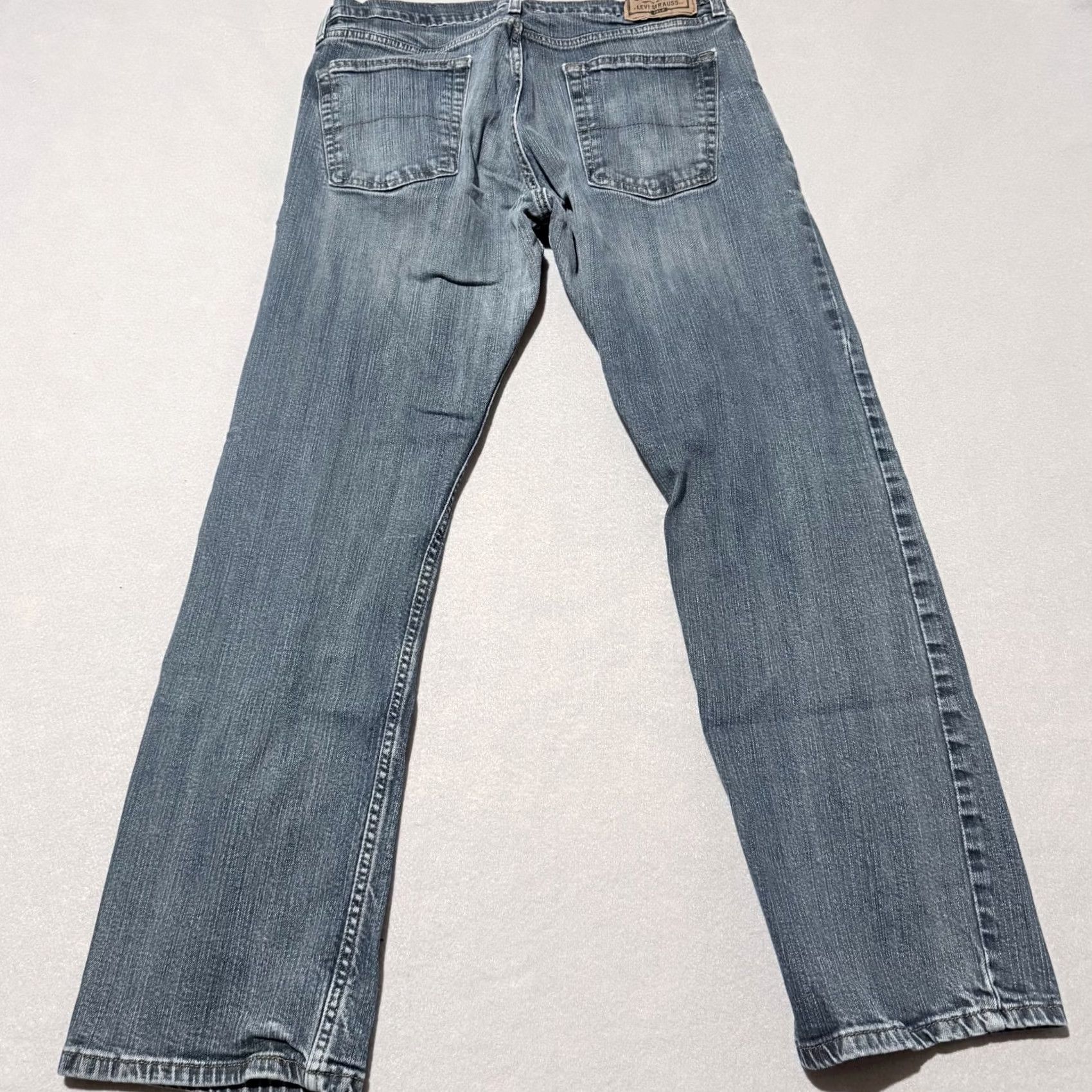 Levi's Levi Strauss Signature Gold Straight Jean Mens Blue Denim Button Classic - 36X32 Size US 36 / EU 52 - 2 Thumbnail