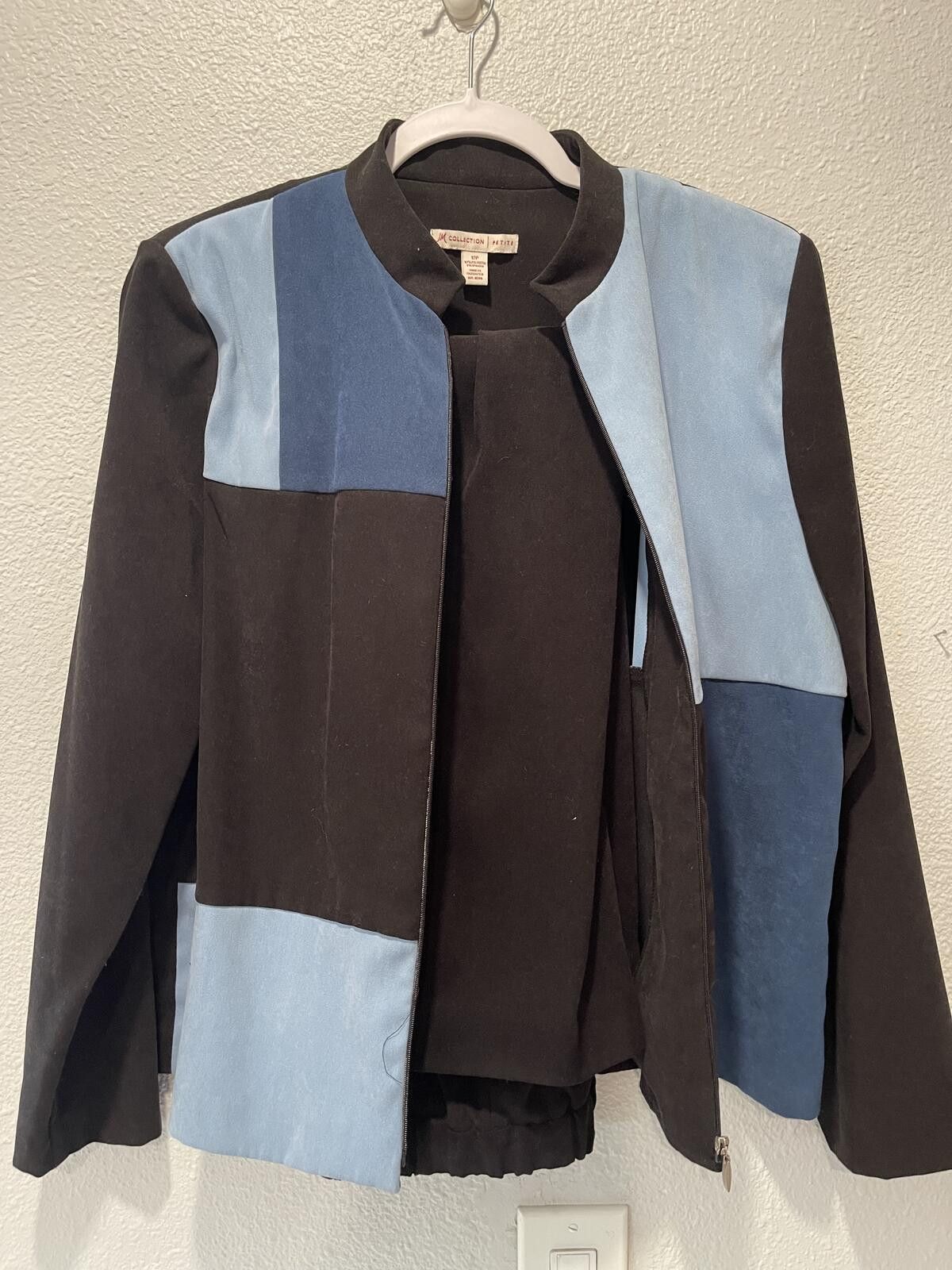 Other JM Collection Jennifer Moore Colorblock Zip Jacket Set Size XL / US 12-14 / IT 48-50 - 2 Thumbnail