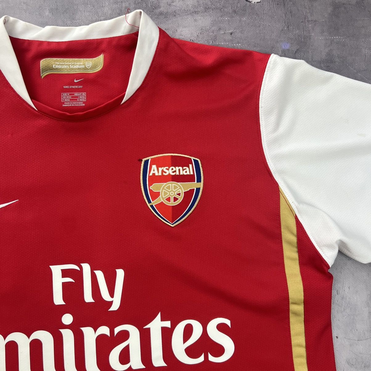 Other Rare! Parry 14 Nike Arsenal Soccer Jersey Shirt 00s Size US M / EU 48-50 / 2 - 6 Thumbnail