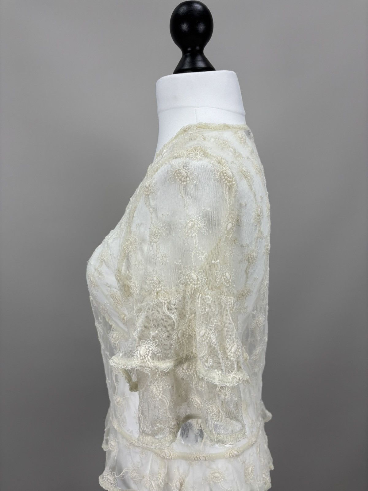 Allsaints Womens blouse AllSaints Size 38 Color Beige Size XS / US 0-2 / IT 36-38 - 10 Thumbnail