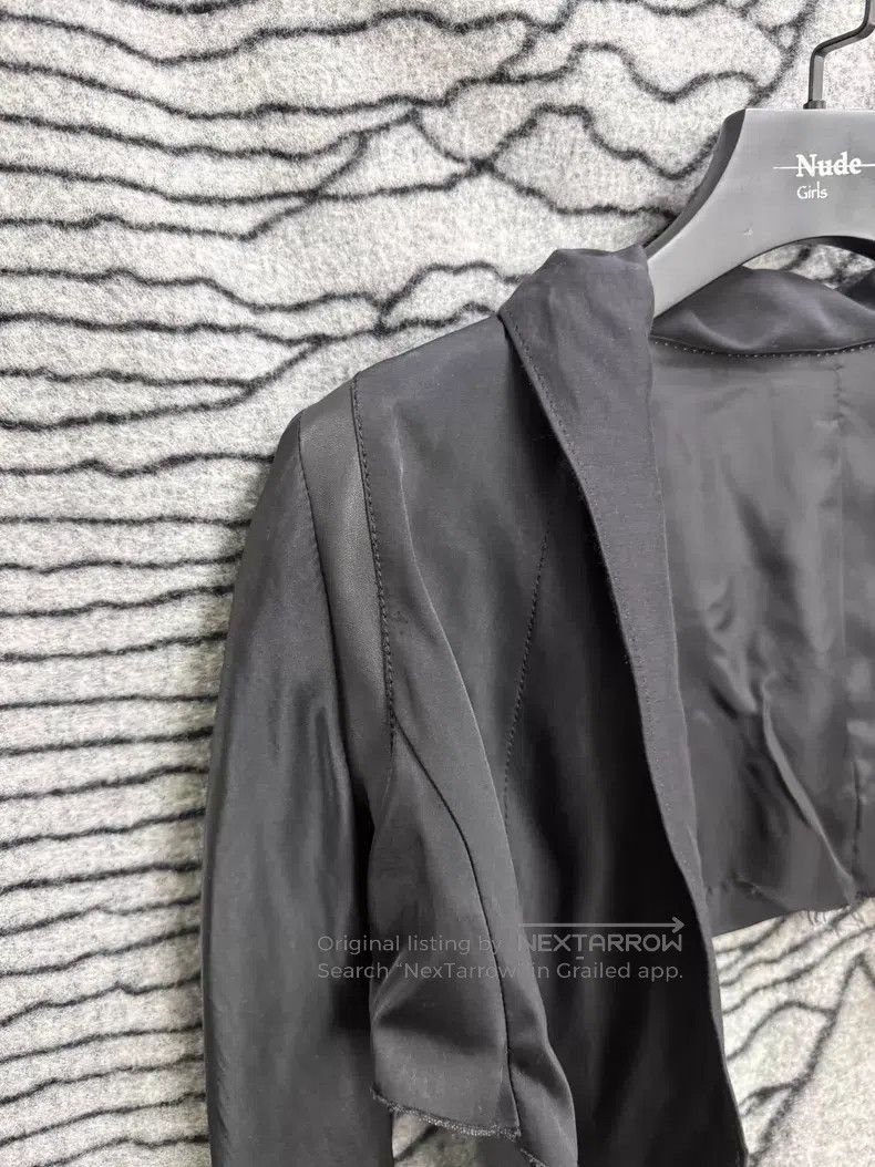 If Six Was Nine If Six Was Nine Asymmetric Deconstructed Silk Jacket Size US XS / EU 42 / 0 - 4 Thumbnail