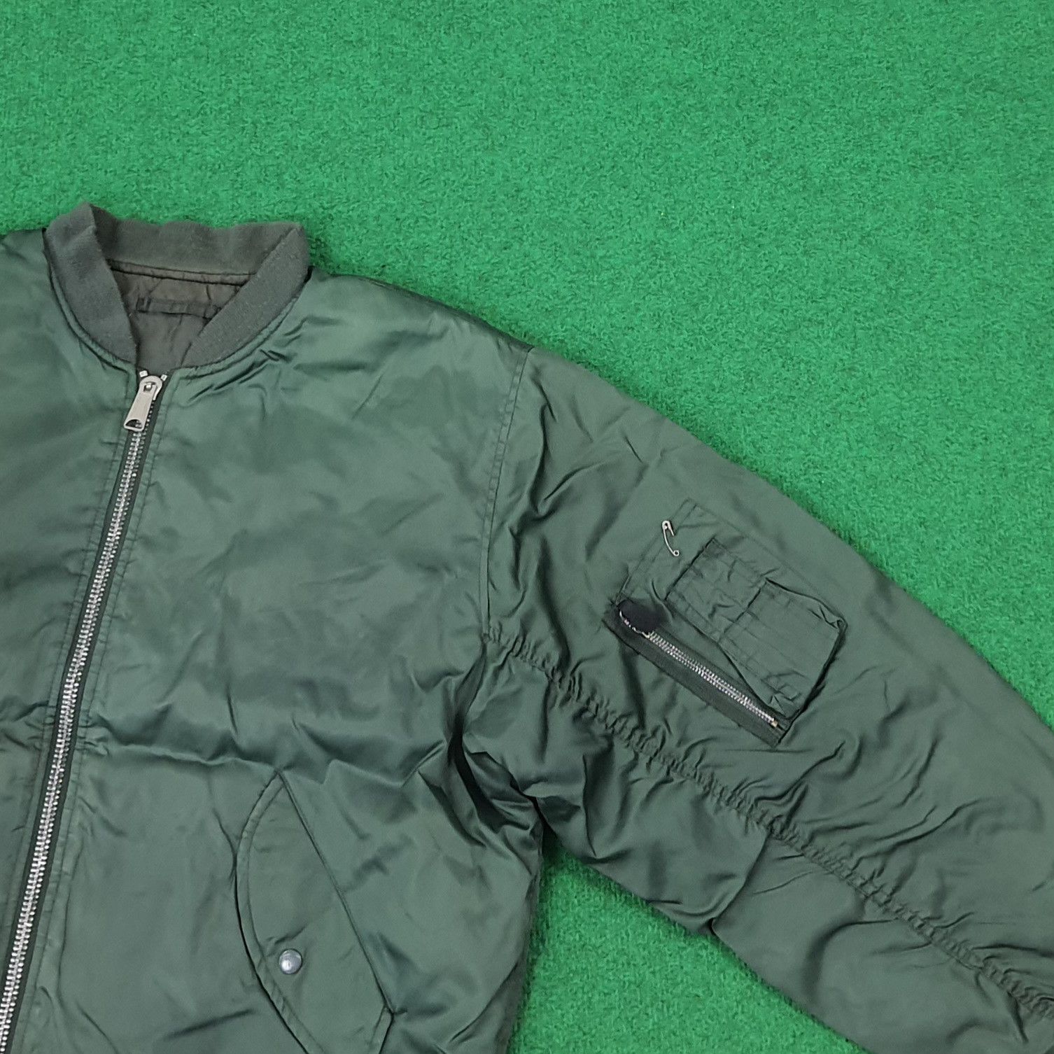 Japanese Brand Vintage Casual Bomber Custom Number Nine Jacket C275N26 Size US L / EU 52-54 / 3 - 4 Thumbnail