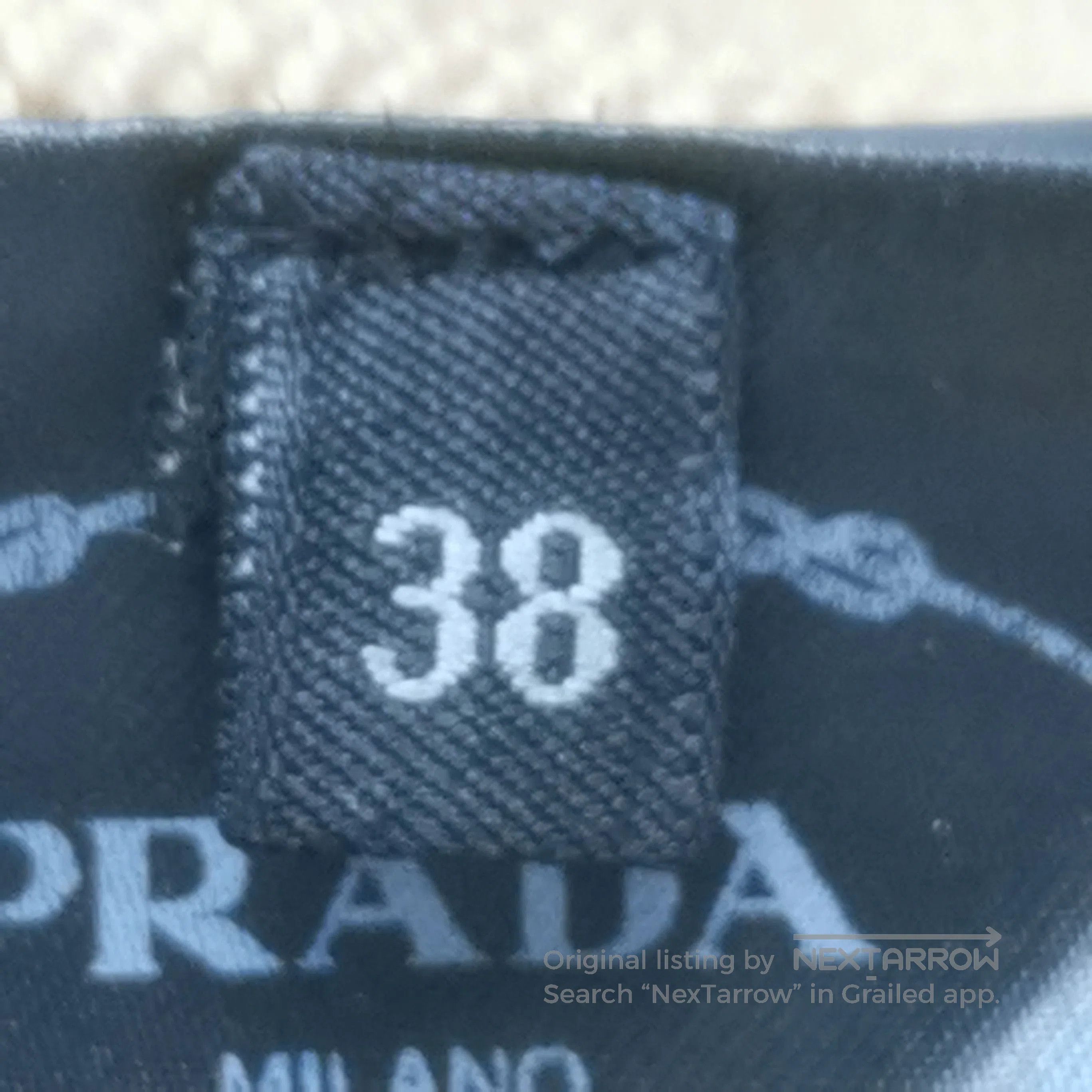 Prada Prada Cashmere Logo Trousers in Brown . Size 37" - 6 Thumbnail