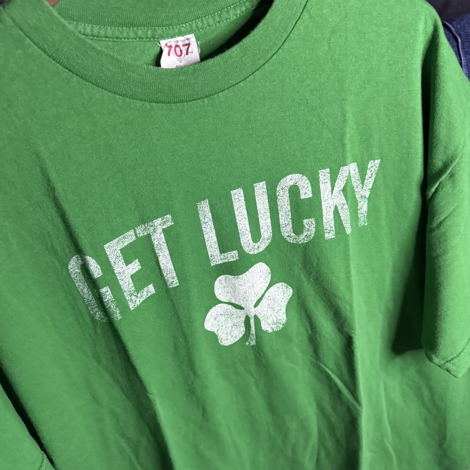 707 Lucky Shamrock Graphic Tee Size US XL / EU 56 / 4 - 3 Thumbnail