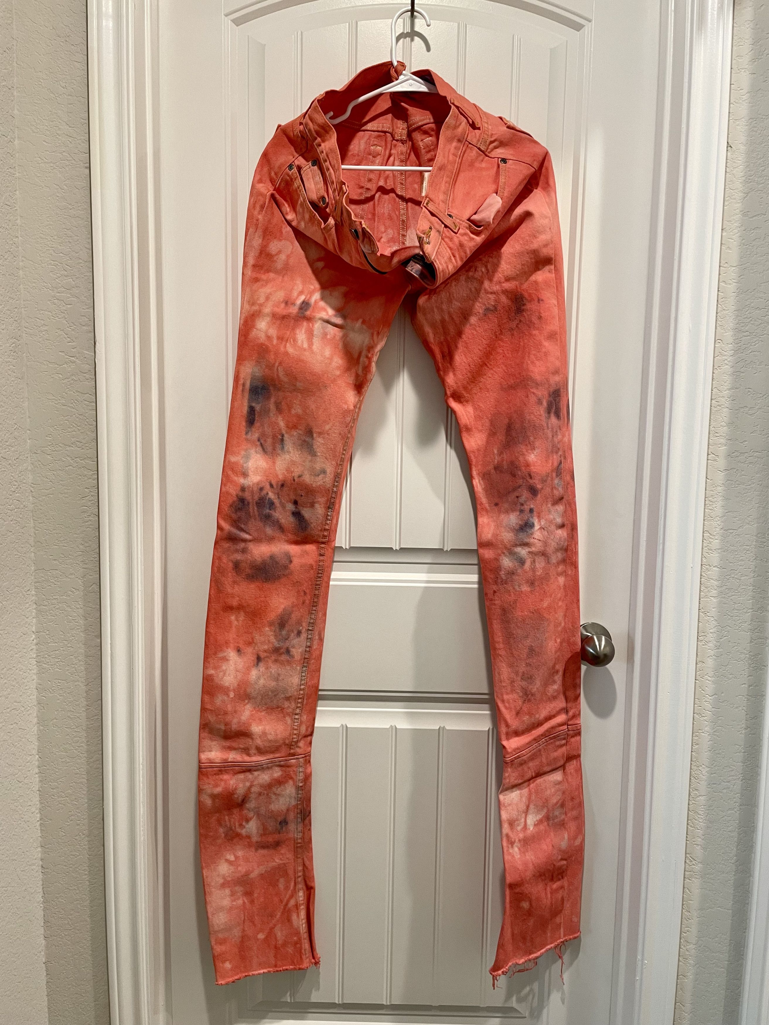 Valelives Red Marble Denim