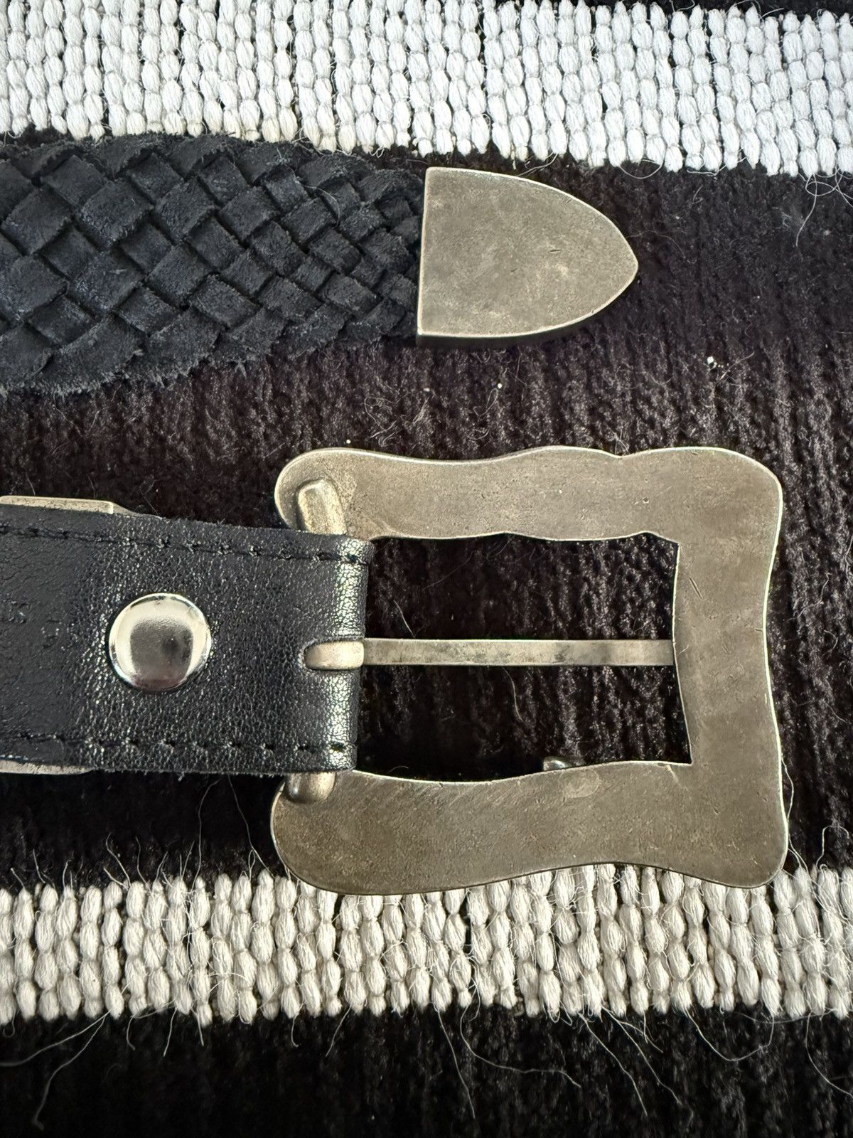 ERD Port of Souls Woven Leather Belt