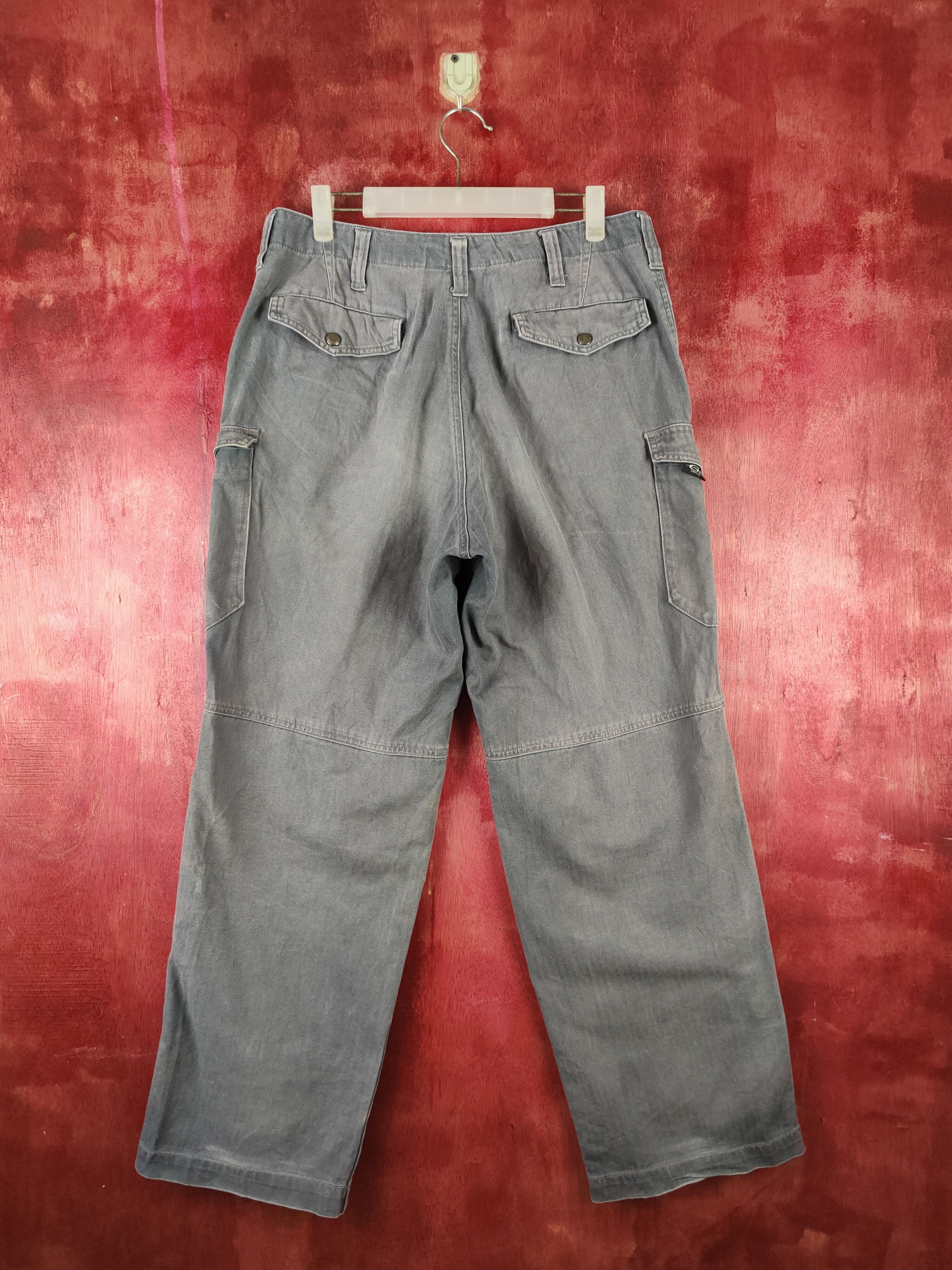 Japanese Brand × Vintage Ginwashi Faded Distressed Cargo Pants N#S007 Size US 30 / EU 46 - 8 Thumbnail