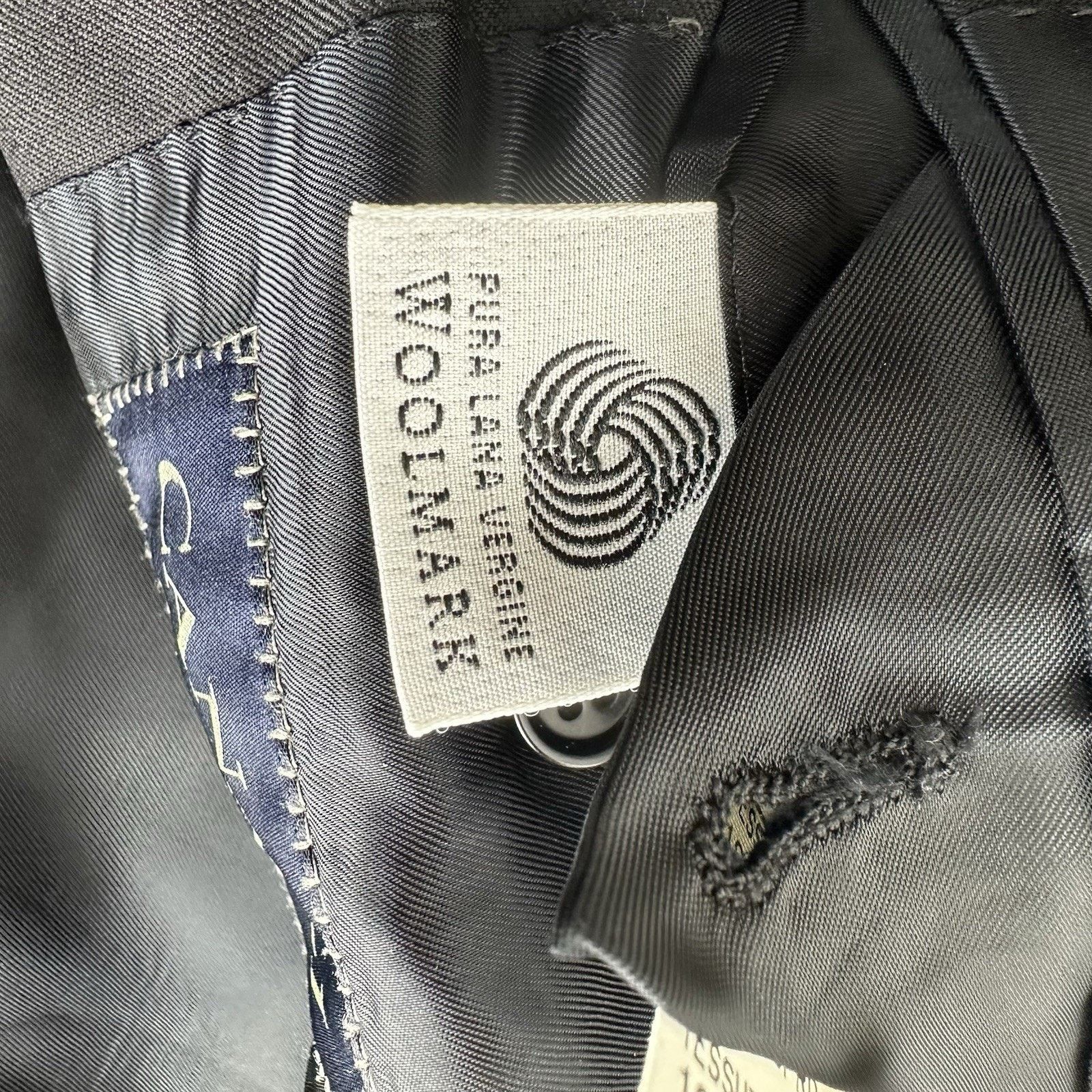Canali canali wool black 3 button blazer sports coat Size 54 R Size 54R - 10 Thumbnail