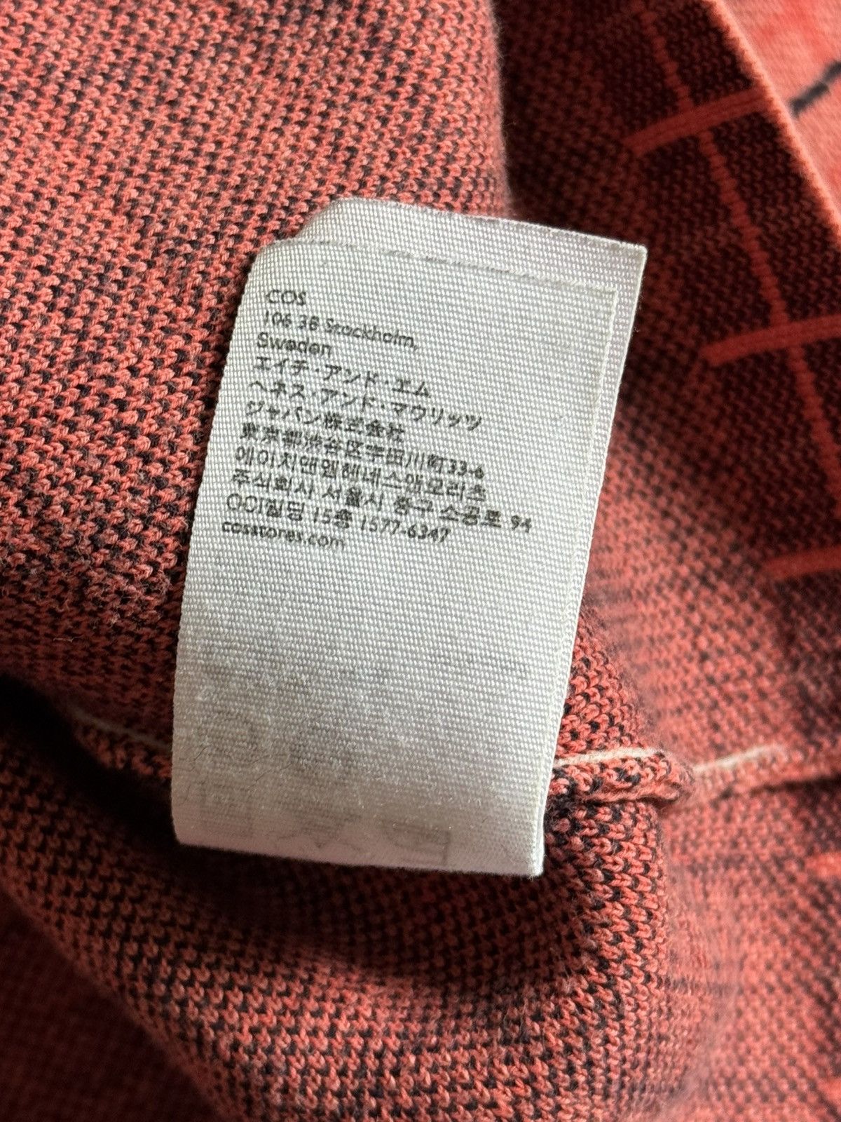 Cos × Designer COS S multicolour Chekered sweater jumper pullover knitwear Size S / US 4 / IT 40 - 9 Thumbnail