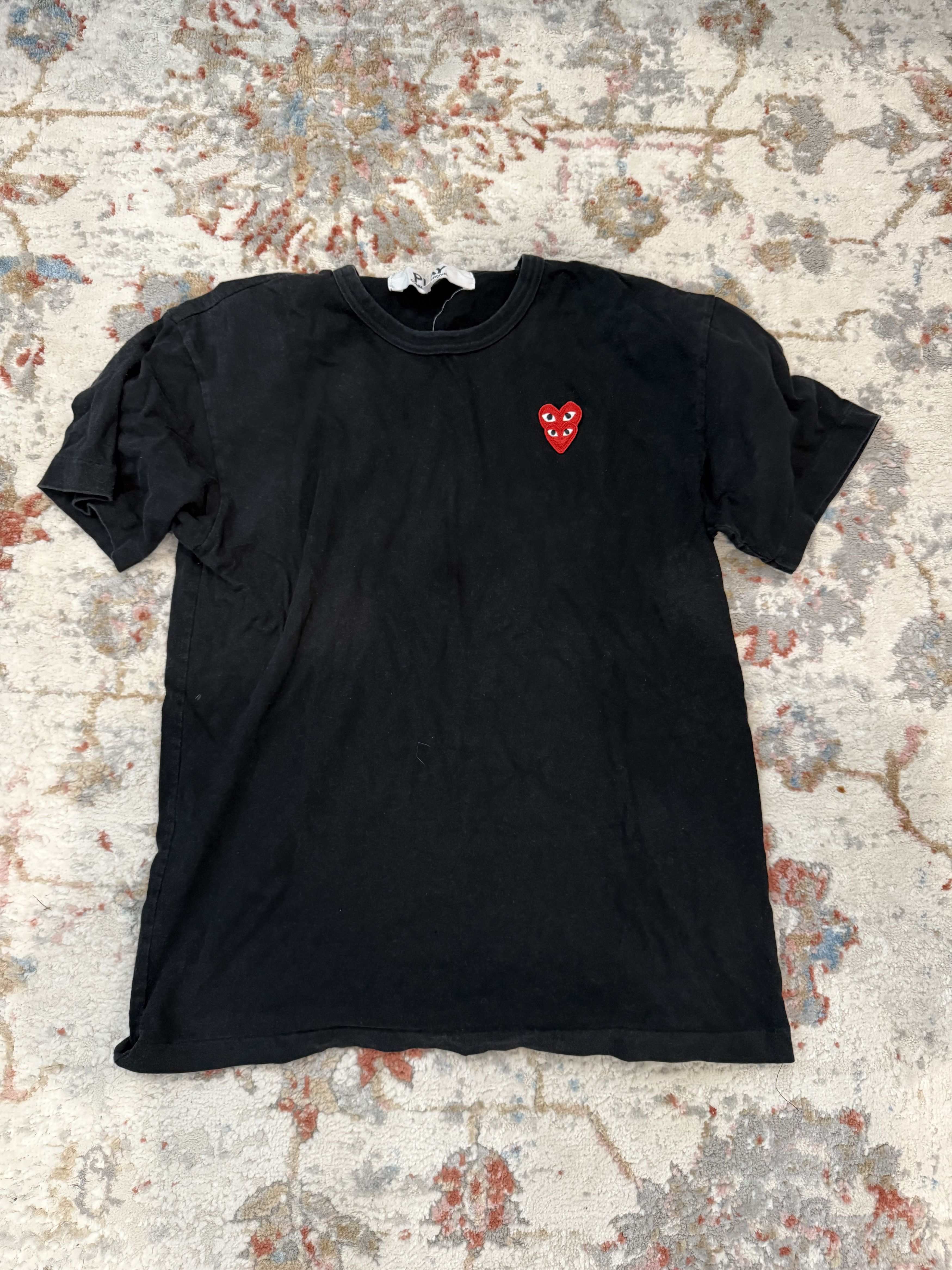 Comme des Garcons Comme des garçon CDG black heart tee Sz XL Size US XL / EU 56 / 4 - 1 Thumbnail