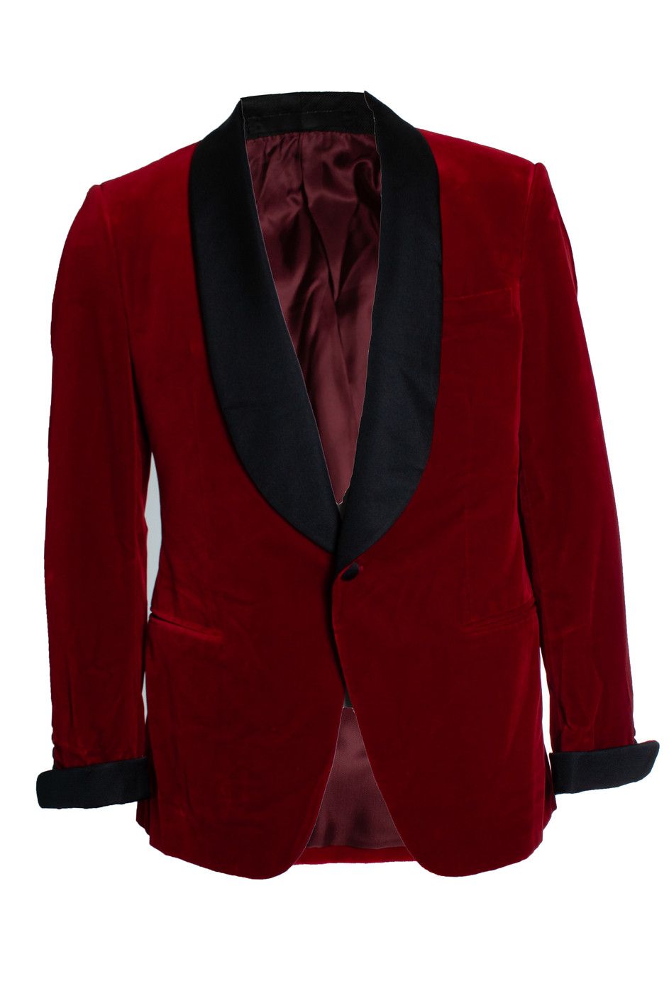 Kingsman Kingsman, Red velvet blazer Size 52R - 1 Thumbnail