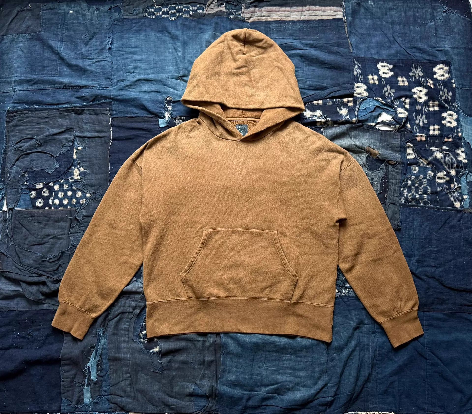 Visvim Brown Hoodie with Front Pocket, Size XL Size US XL / EU 56 / 4 - 1 Thumbnail
