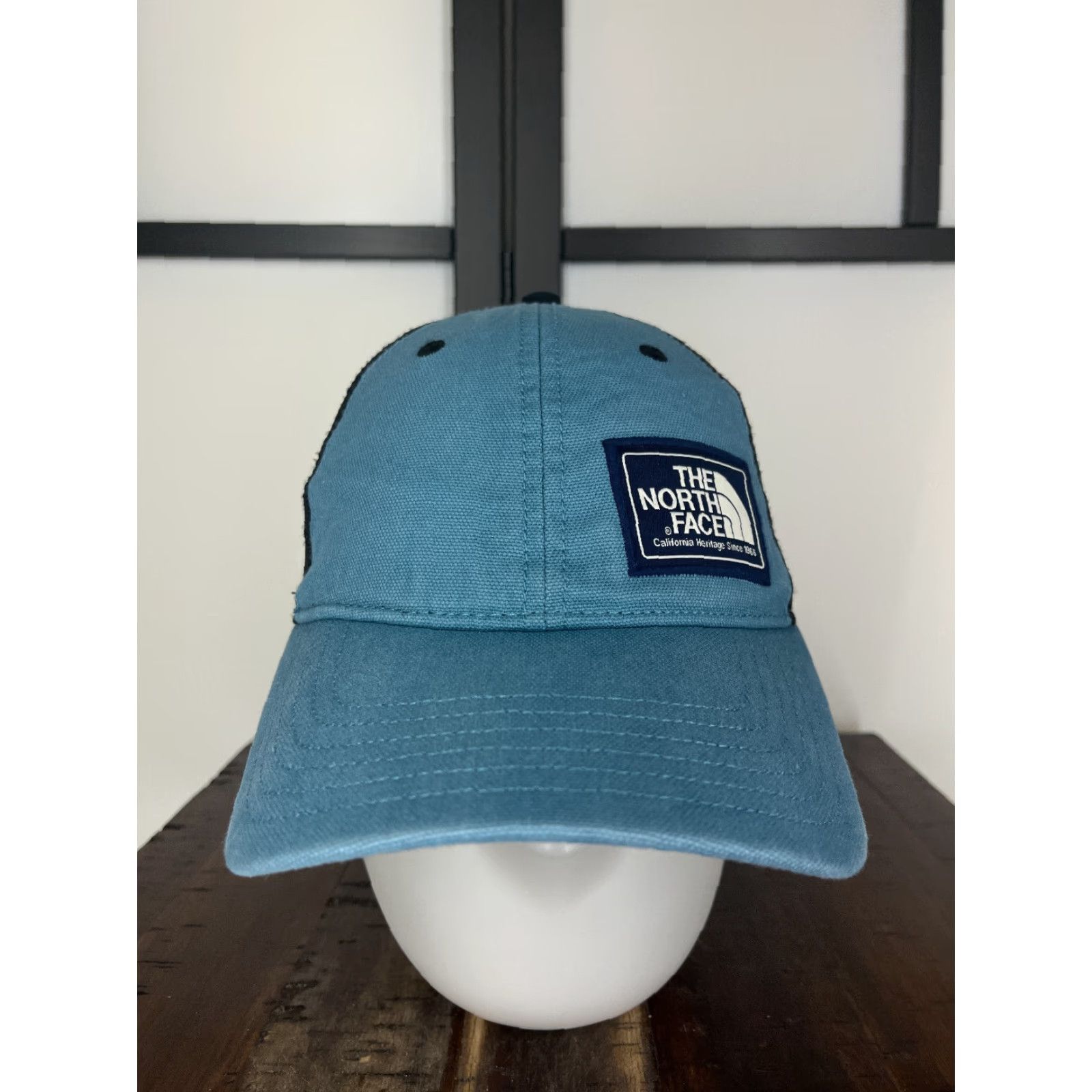 The North Face The North Face Hat Cap Snap Back Adult OS Blue Poly Trucker California Heritage Size ONE SIZE - 2 Thumbnail