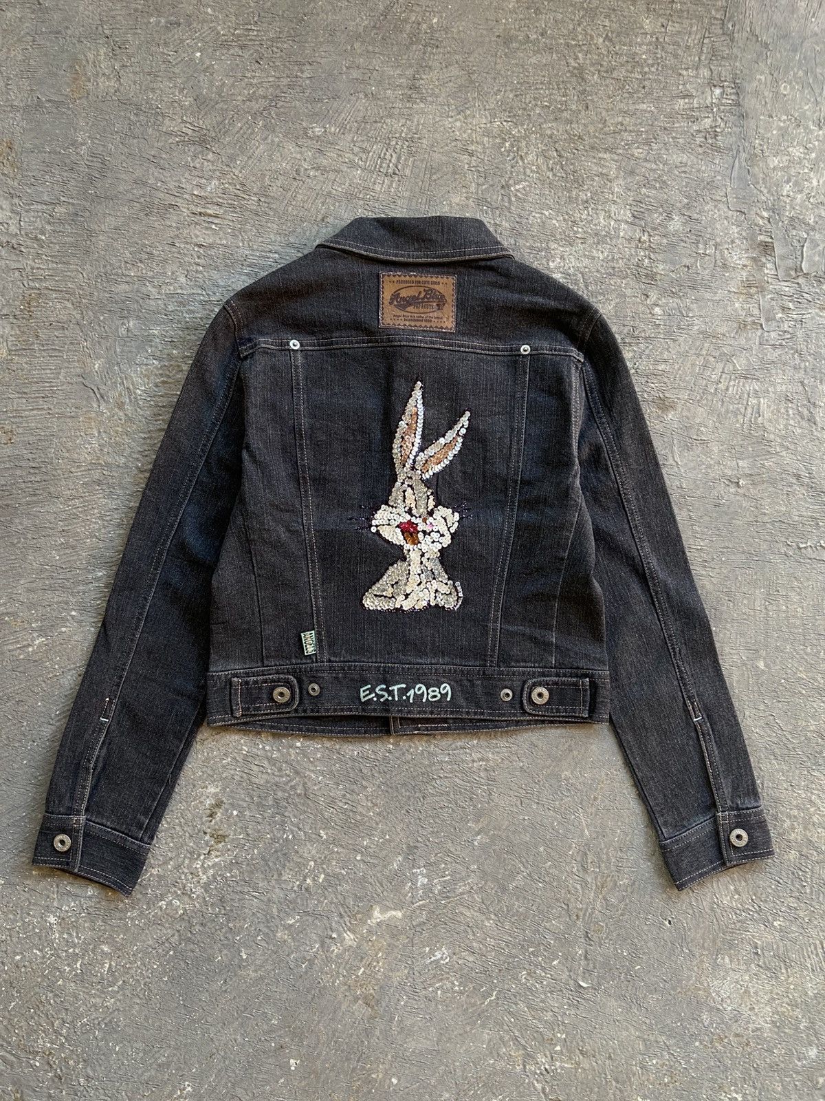 Angel Blue 2000s Angel Blue x Warner Bros - Snap Button Denim Jacket Size M / US 6-8 / IT 42-44 - 5 Thumbnail