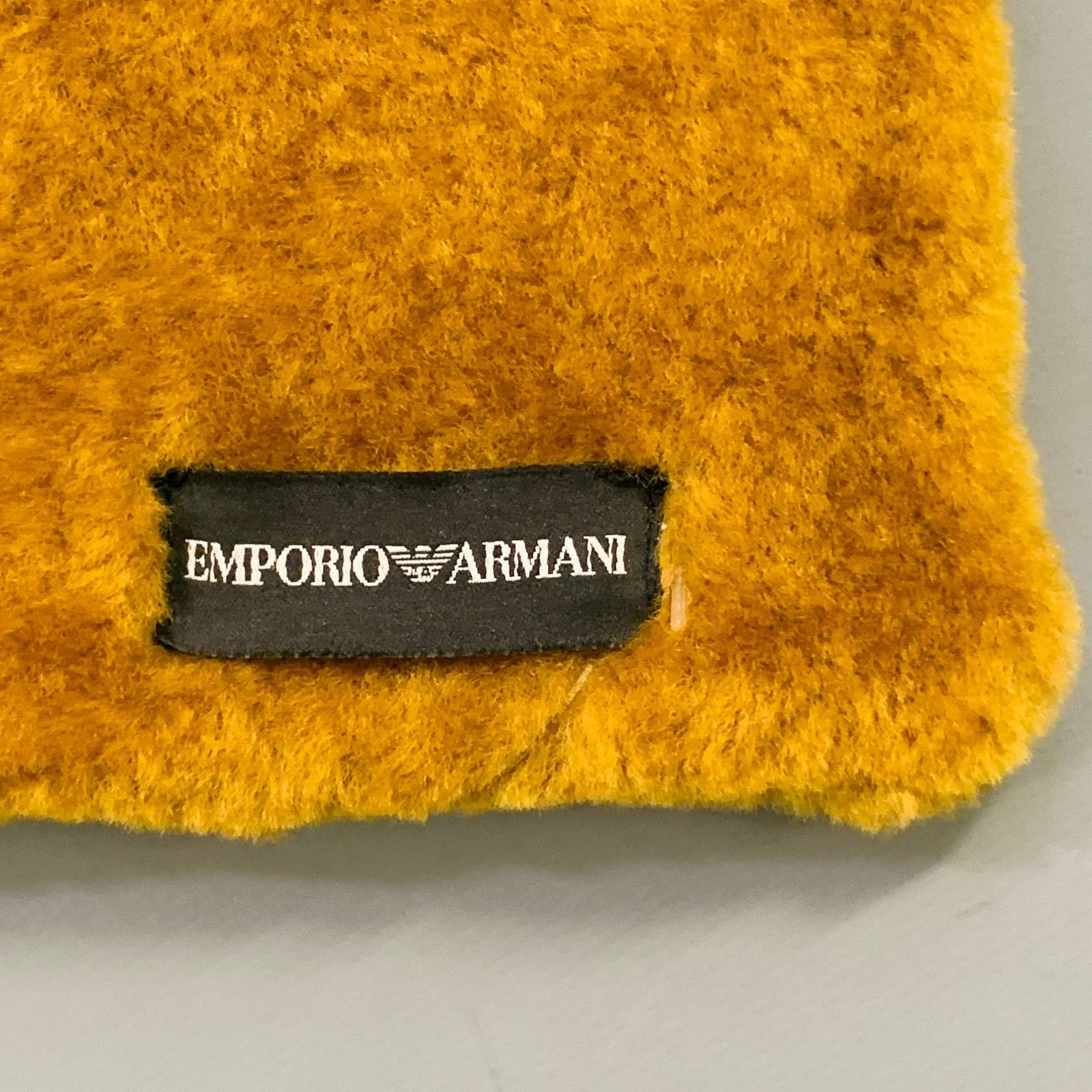 Emporio Armani EMPORIO ARMANI Camel Faux Fur Neck Scarf Size ONE SIZE - 2 Thumbnail