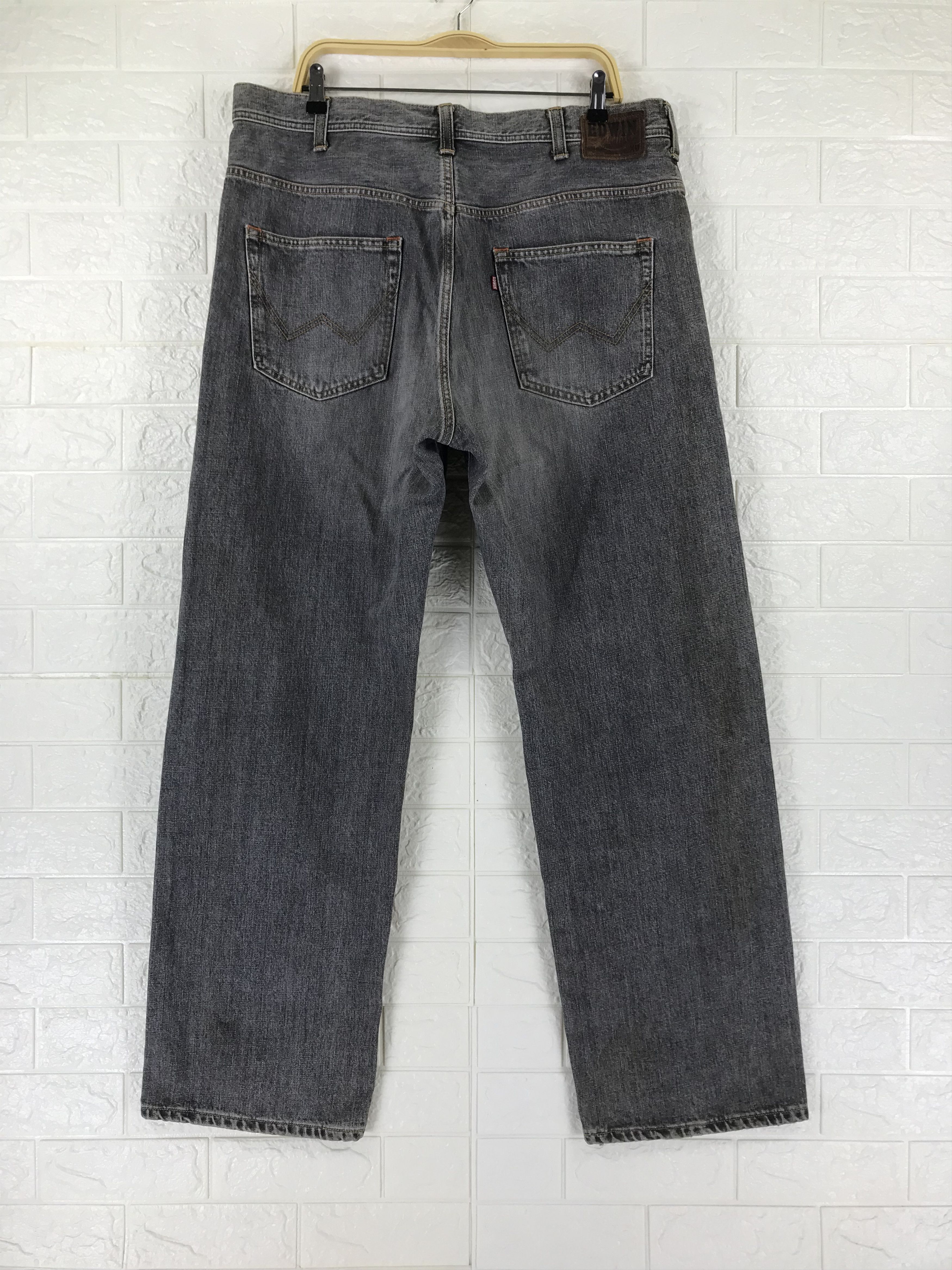Edwin Vintage Edwin Extra Baggy Faded Black Jeans Size US 38 / EU 54 - 5 Thumbnail
