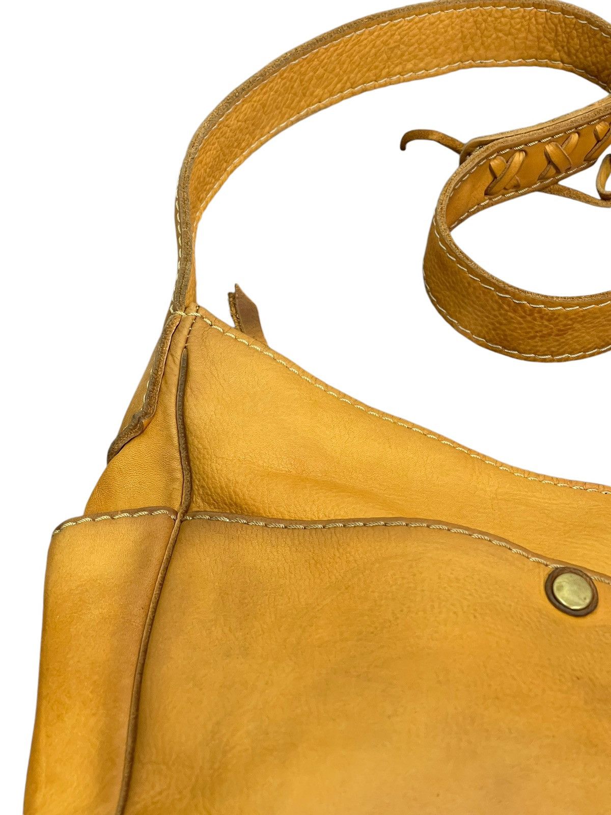 Porter Full Leather Patina Porter Messenger Shoulder Bag 1🟩2 Size ONE SIZE - 10 Thumbnail