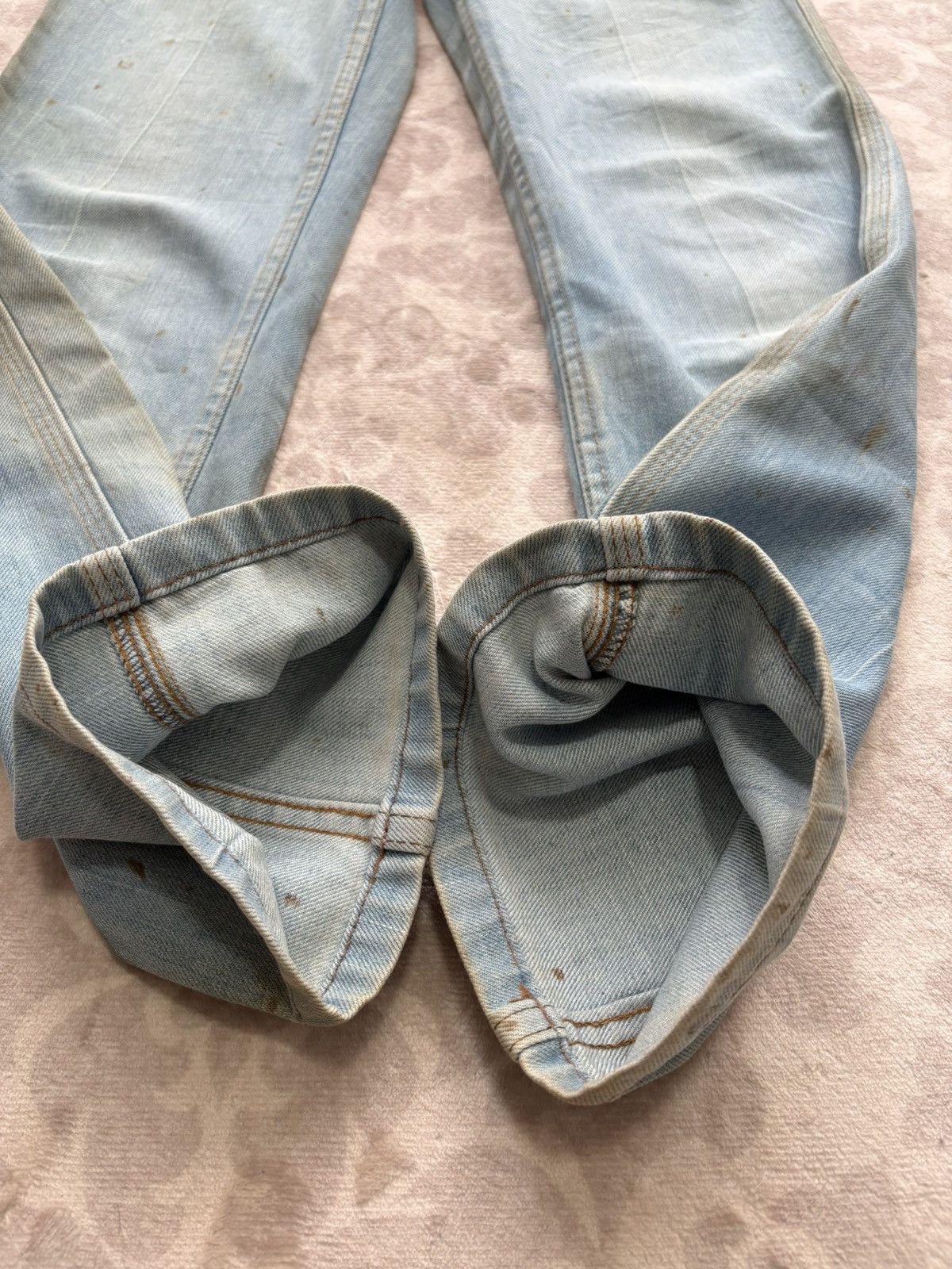 Levi's Vintage Clothing HOLY GRAIL 70’s ULTRA-RARE Levis 646 Orange Tab Museum Piece Size US 28 / EU 44 - 6 Thumbnail