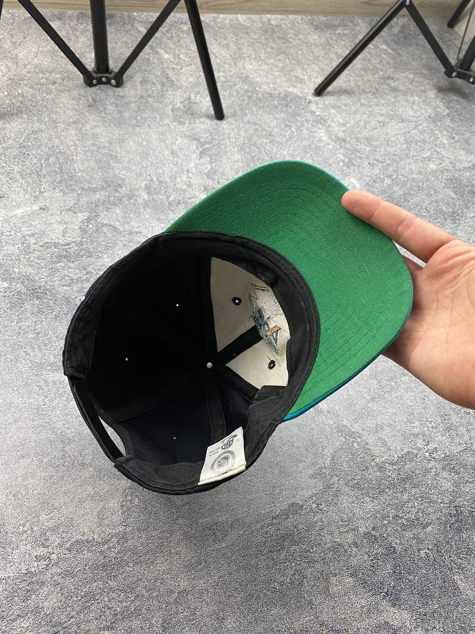 NHL × Vintage Vintage 90’s San Jose Sharks NHL Snap Back Hat Cap Size ONE SIZE - 6 Thumbnail