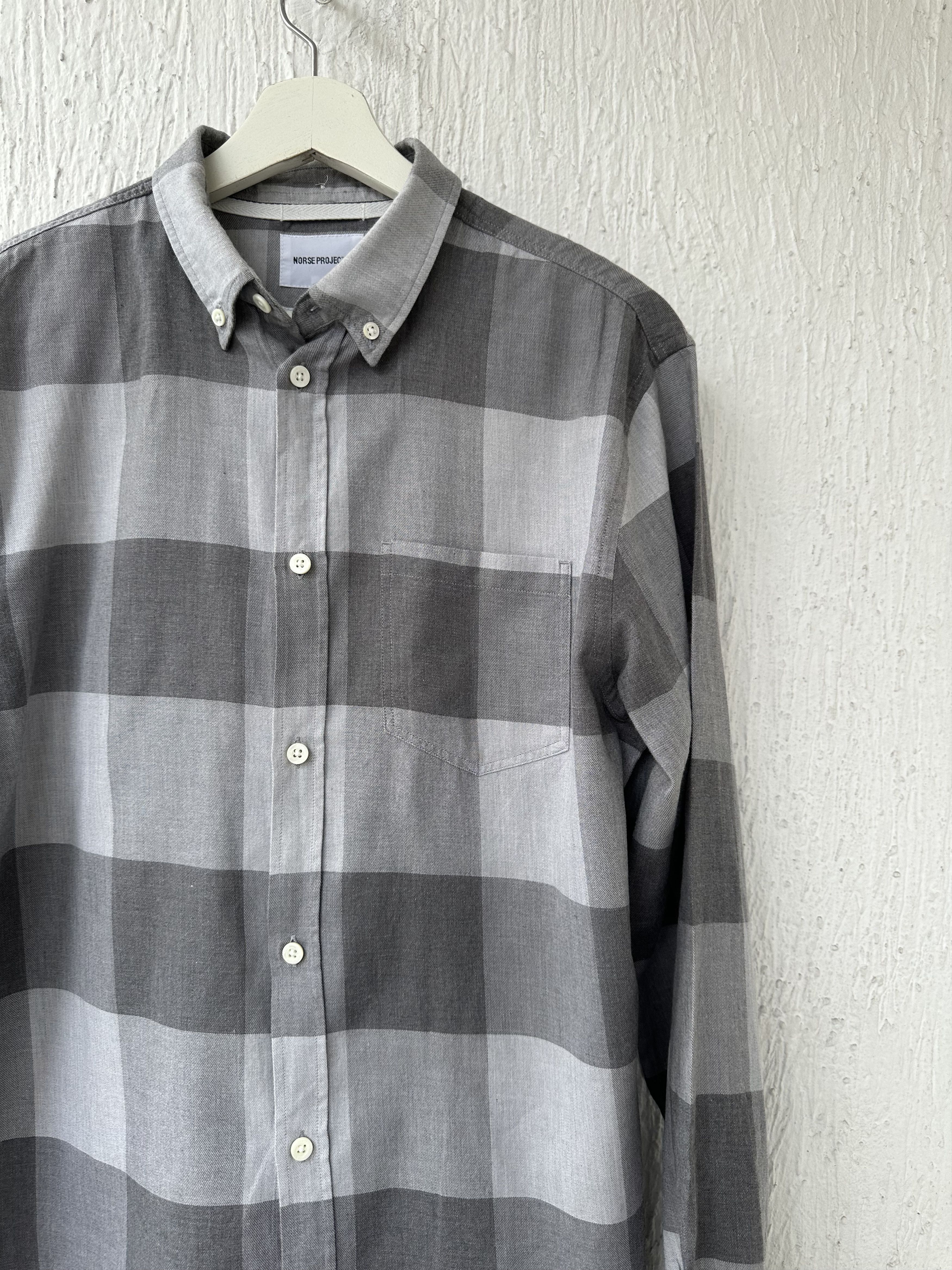Norse Projects Osvald light check shirt Size US M / EU 48-50 / 2 - 2 Thumbnail