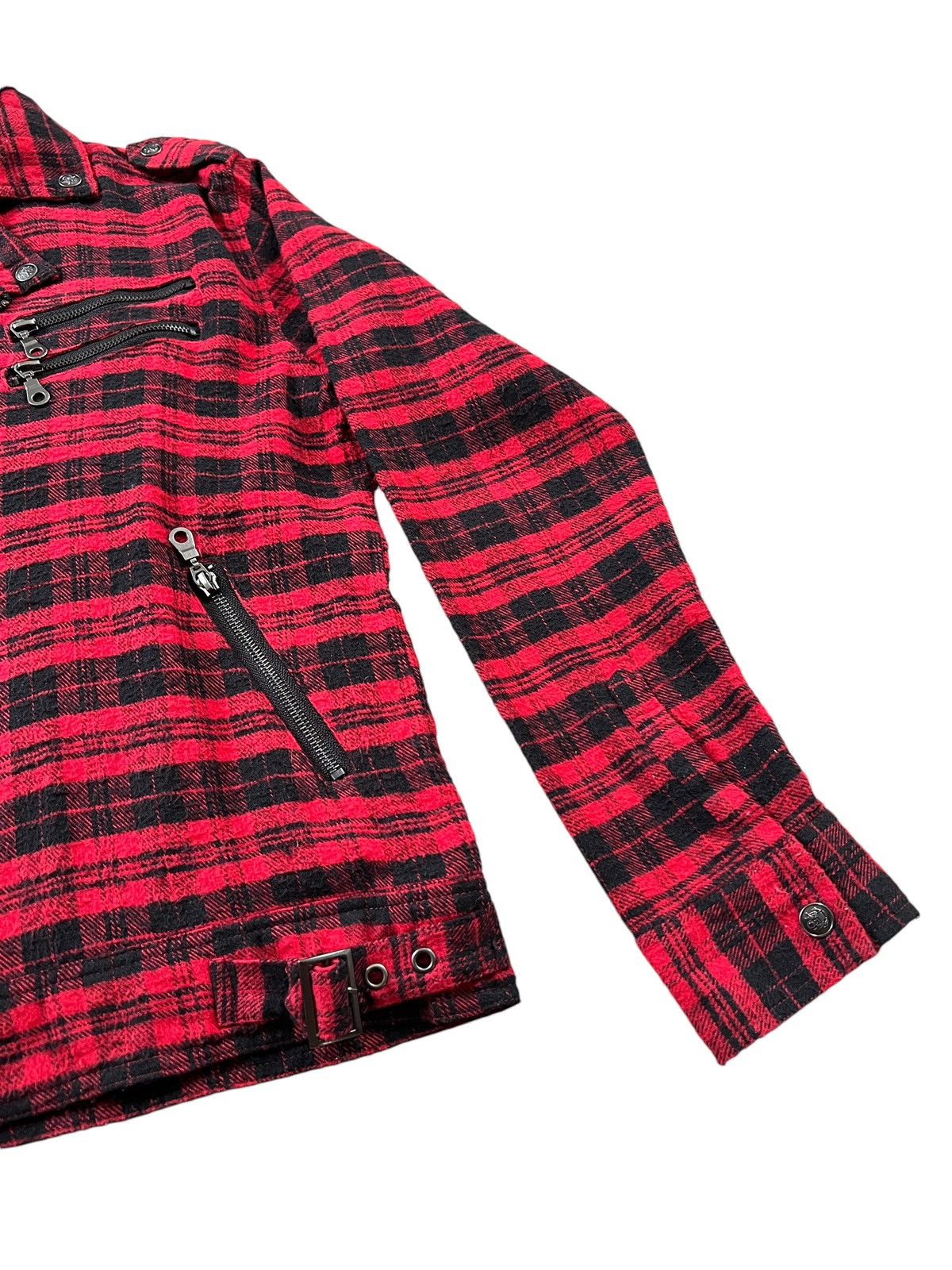 If Six Was Nine × In The Attic × Seditionaries In The Attic Homme Tartan Double Collar Zipper Jacket Size US M / EU 48-50 / 2 - 4 Thumbnail