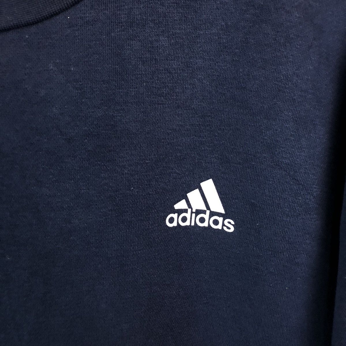Adidas Adidas 3 stripe Dark Blue Sweatshirt #A250 Size US L / EU 52-54 / 3 - 9 Thumbnail