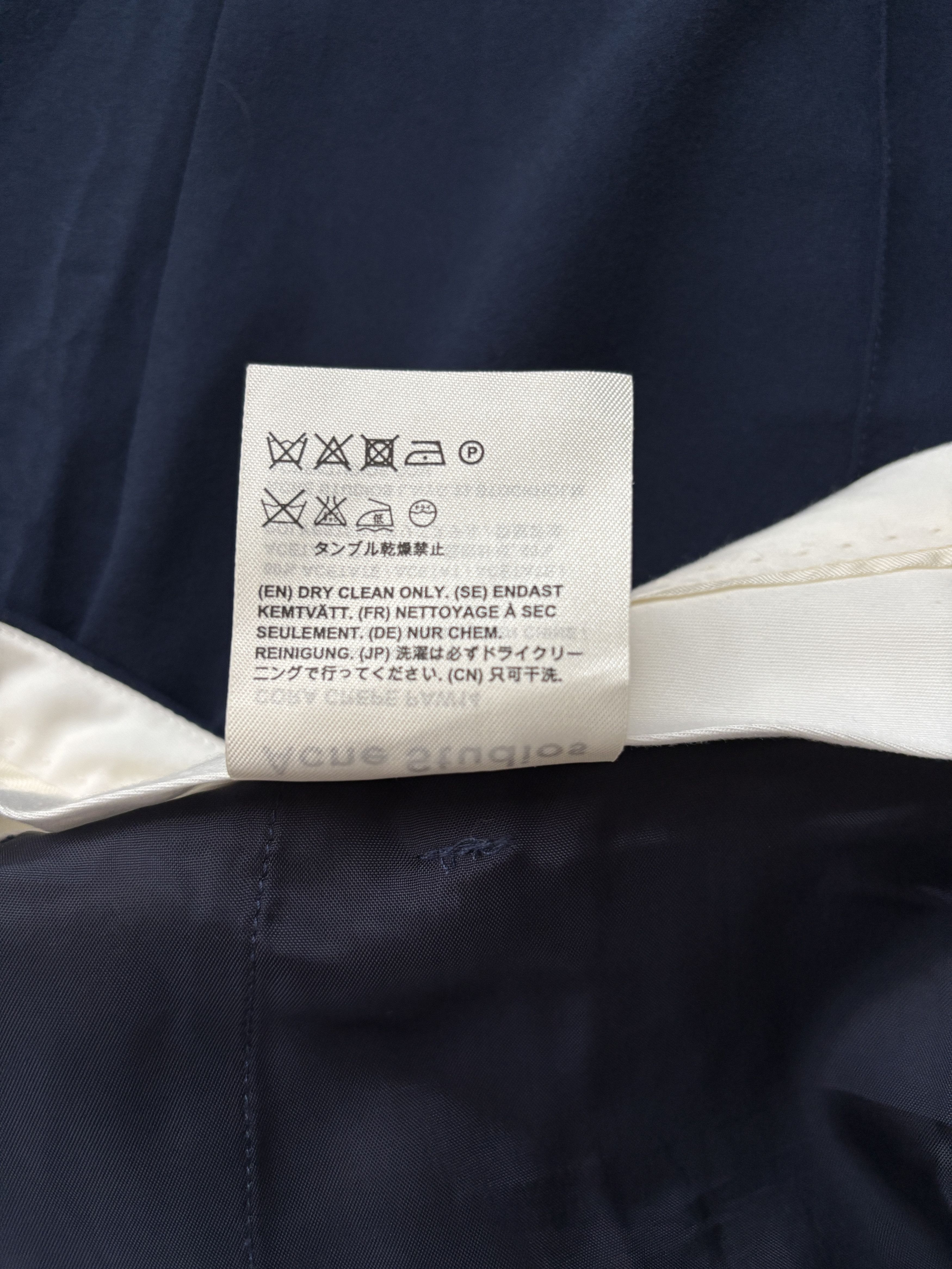 Acne Studios ⚡️QUICK SALE⚡️Acne Studios Navy Crepe Pants Trousers Size 27" / US 4 / IT 40 - 5 Thumbnail
