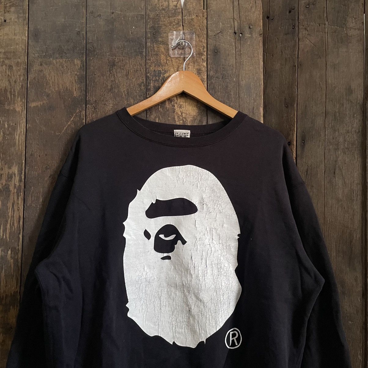 Bape Vintage Bape Face Sweatshirts Size US L / EU 52-54 / 3 - 3 Thumbnail