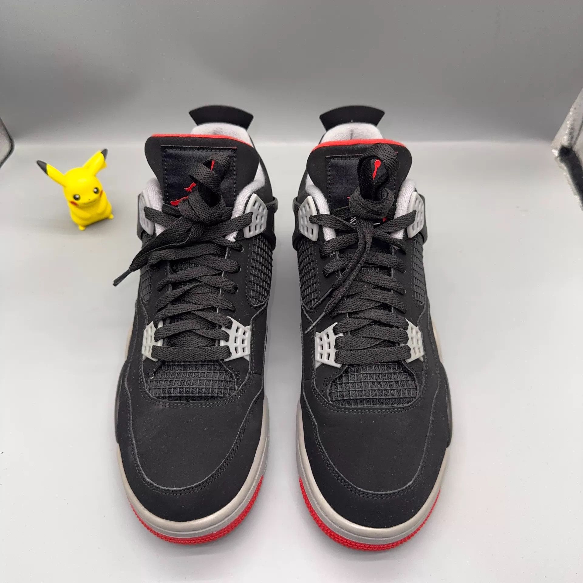 Nike Jordan AJ4 Bred 308497-060 44.5 Size US 10.5 / EU 43-44 - 2 Thumbnail