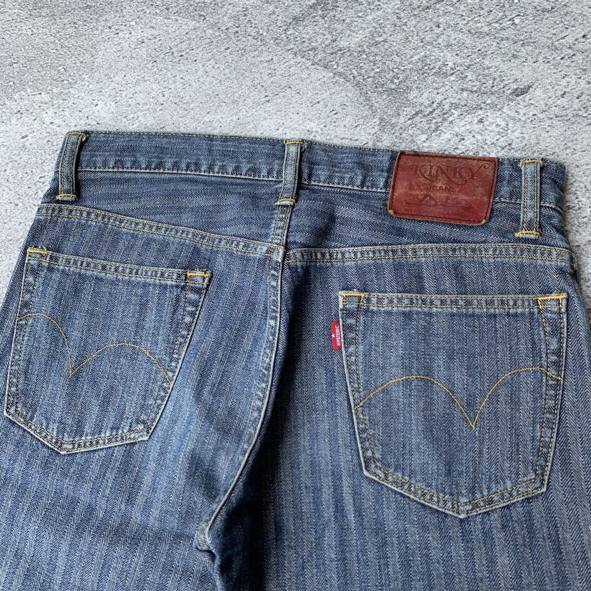 Hysteric Glamour × If Six Was Nine × Japanese Brand Rare🔥 Hysteric Glamour Patch embroidery Flared Denim Jeans Size US 30 / EU 46 - 10 Thumbnail
