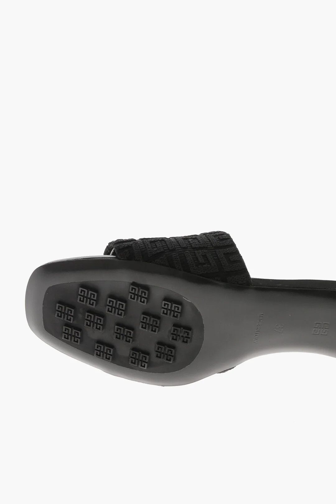 Givenchy og1mm0326 Open-Toe Jacquard Fabric Mules in Black Size US 10 / IT 40 - 5 Thumbnail