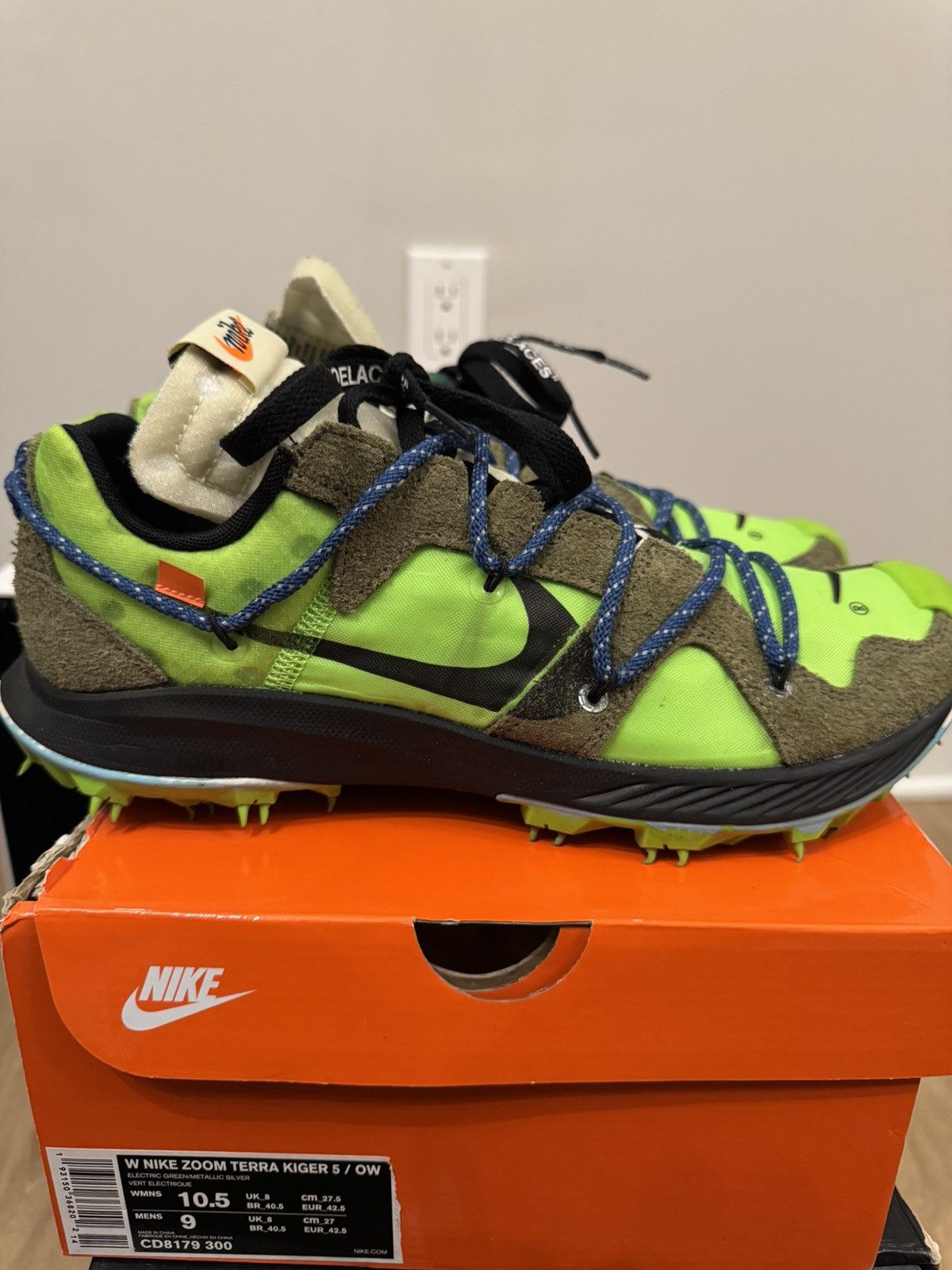 Nike × Off-White Nike Off-White x Air Zoom Terra Kiger 5 CD8179 Size 9 Size US 9 / EU 42 - 8 Thumbnail