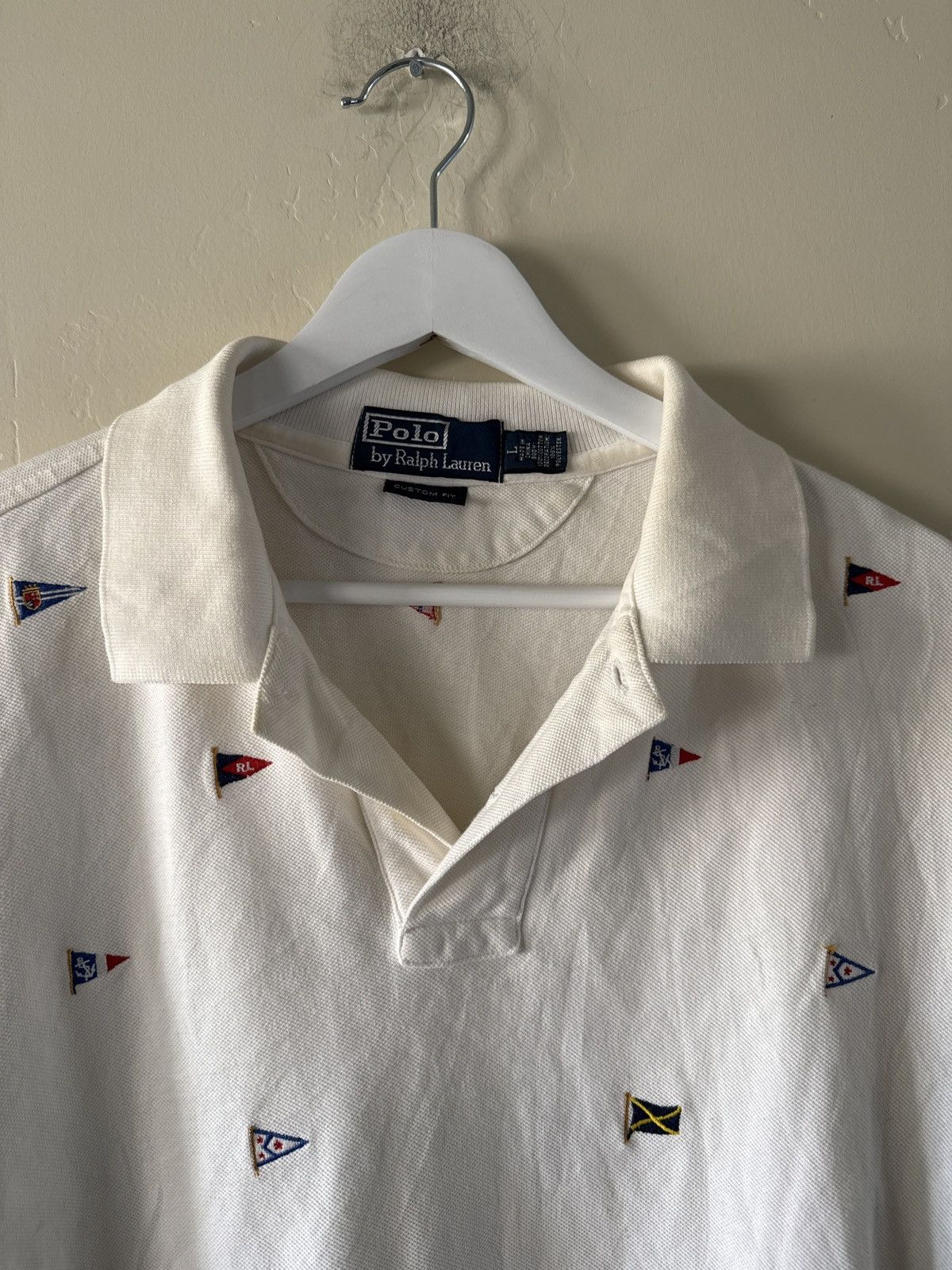 Ralph Lauren Vintage Polo Shirt Size US L / EU 52-54 / 3 - 2 Thumbnail