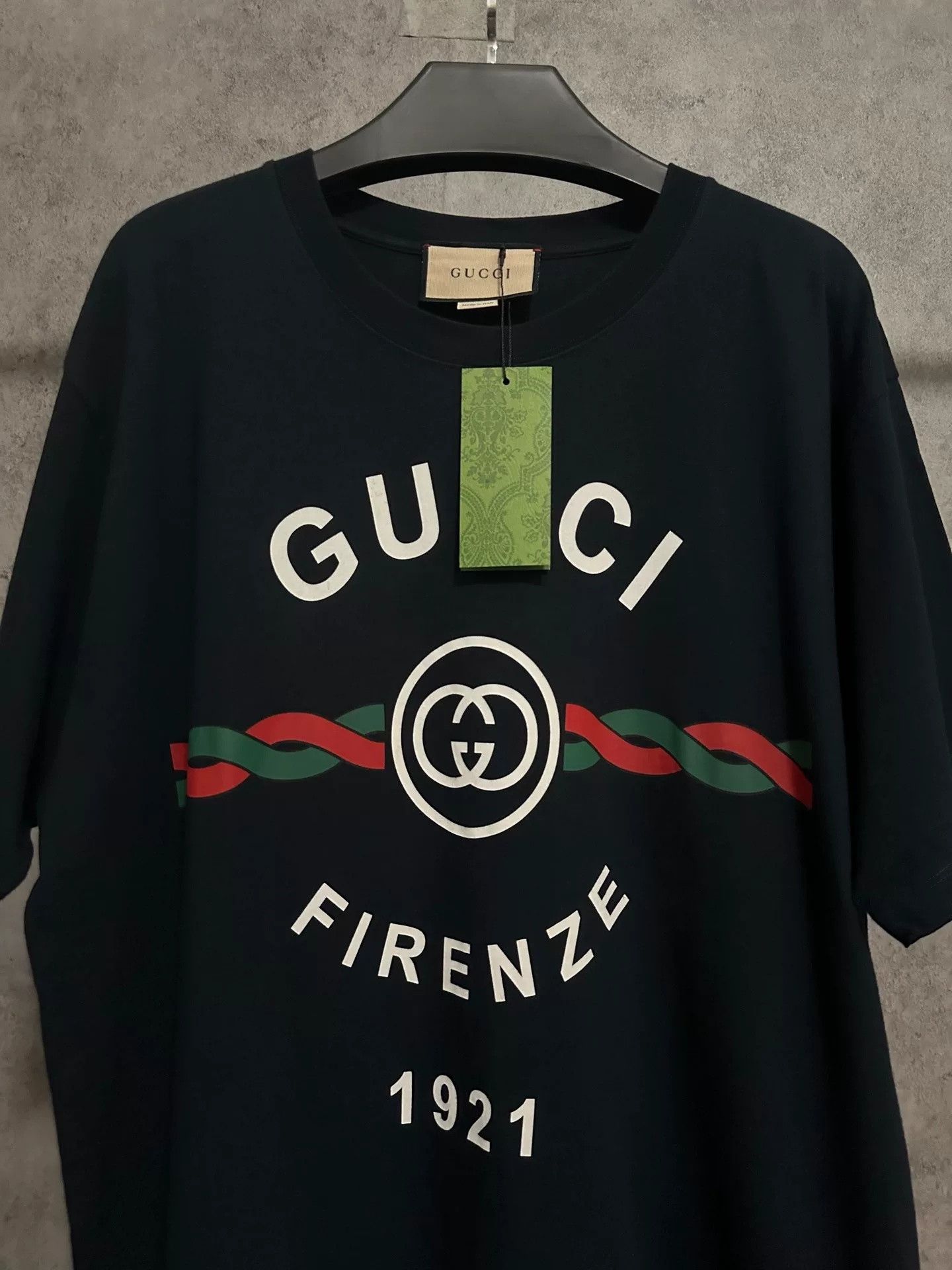 Gucci Gucci 1921 Collection Double G Logo T-Shirt Size US L / EU 52-54 / 3 - 2 Thumbnail