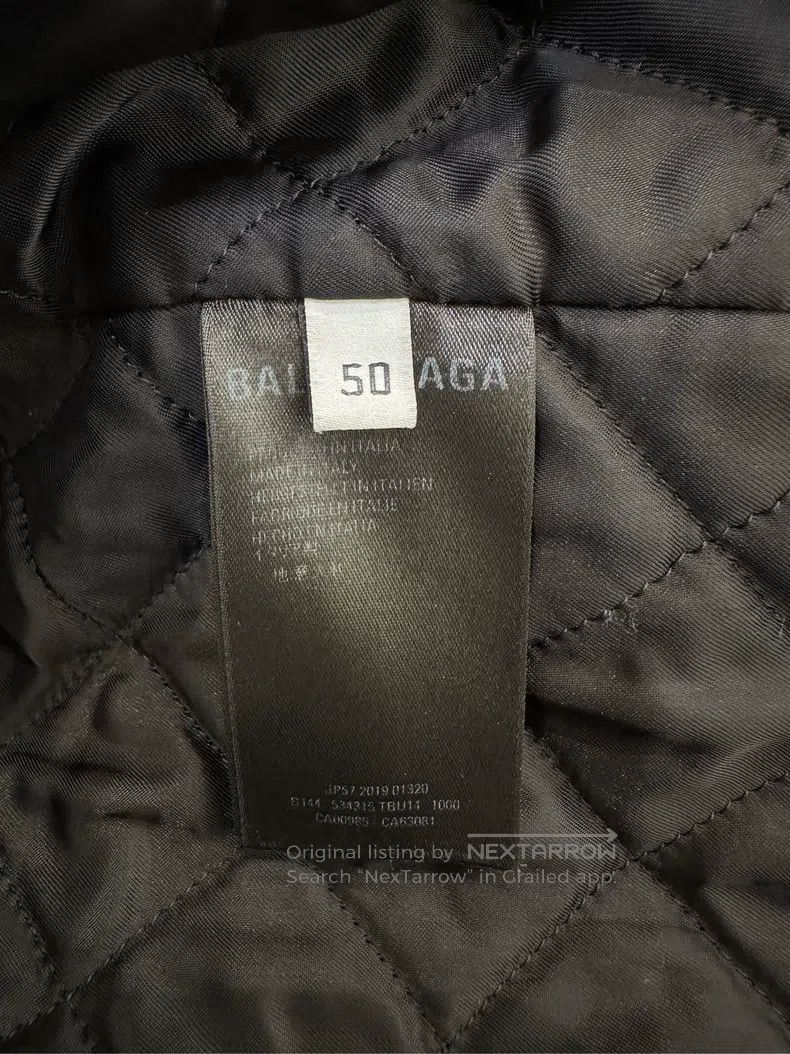 Balenciaga Balenciaga Lamb Fur Embroidered Letter Logo Cotton Jacket Size US M / EU 48-50 / 2 - 3 Thumbnail