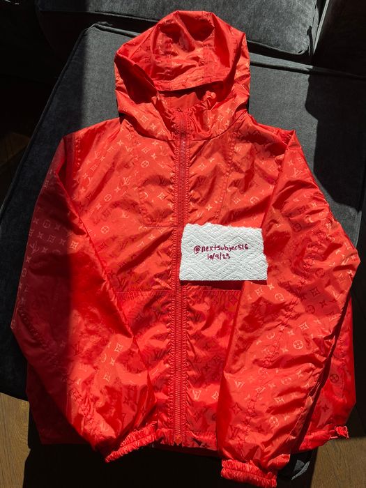 Louis Vuitton - Authenticated Jacket - Cotton Red Plain for Women, Very Good Condition