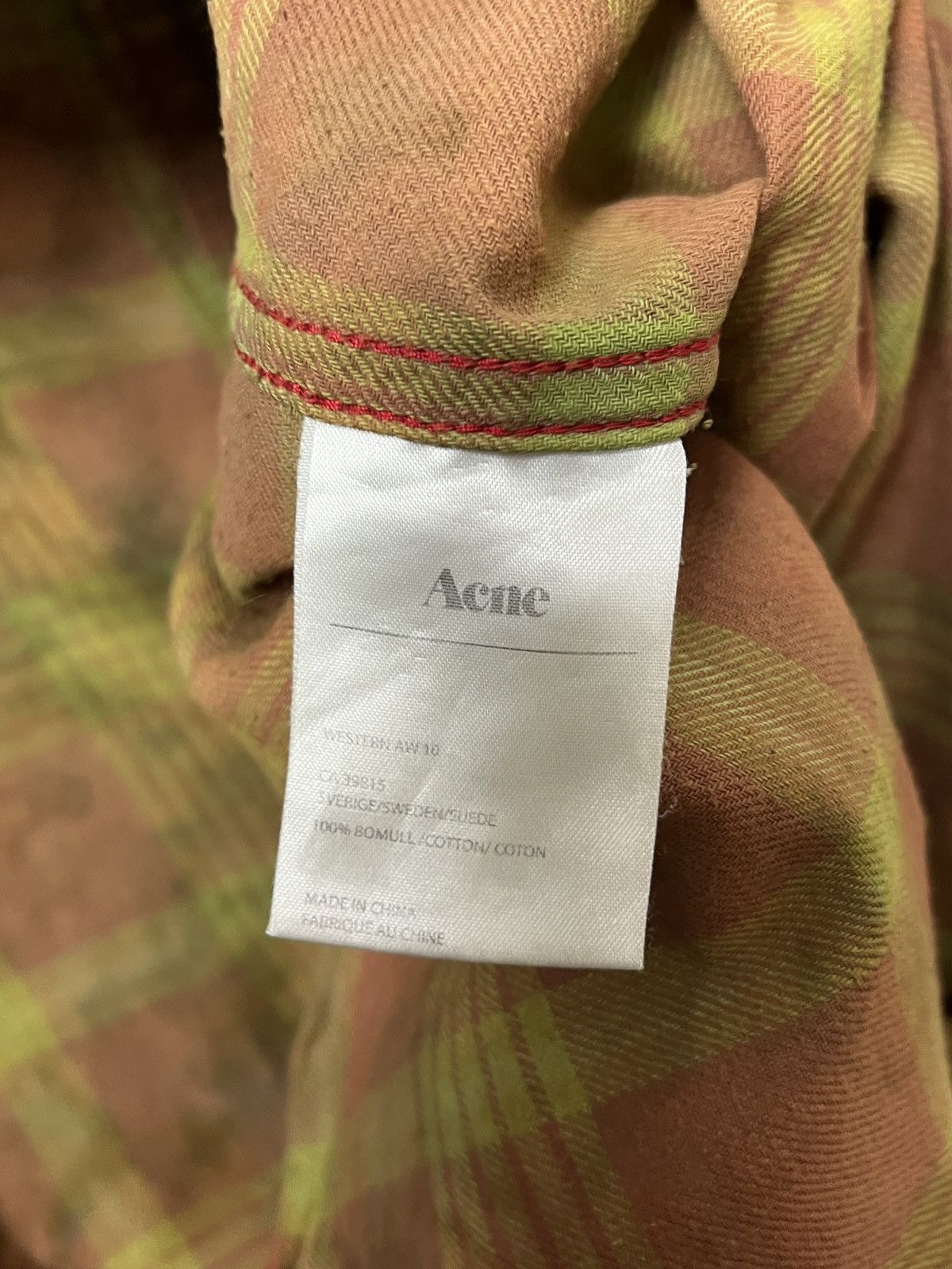 Acne Studios acne camo painters vintage travis flannel shirt tie dye y2k Size US M / EU 48-50 / 2 - 11 Thumbnail
