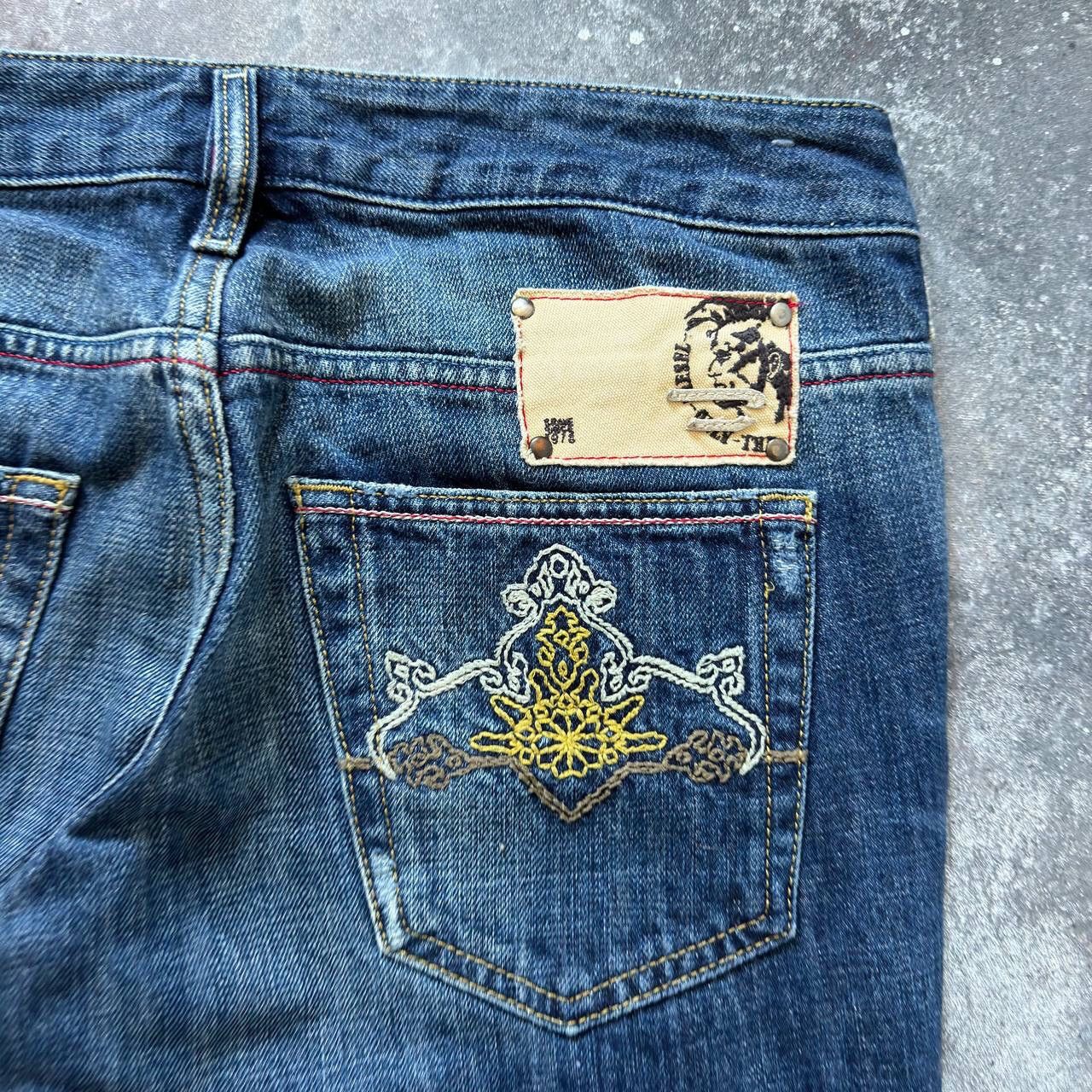 Diesel × Vintage Diesel Vintage Washed Flared Bootcut Jeans 00’s y2k retro Size 28" / US 6 / IT 42 - 7 Thumbnail