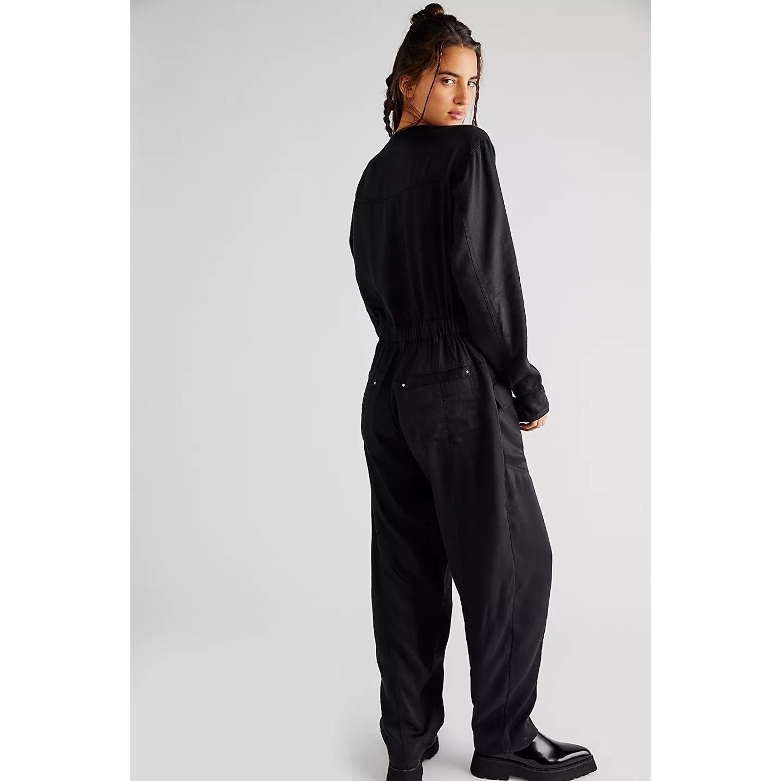 Free People New Free People Time For Me One-Piece $178 MEDIUM Black Size 32" / US 10 / IT 46 - 3 Thumbnail