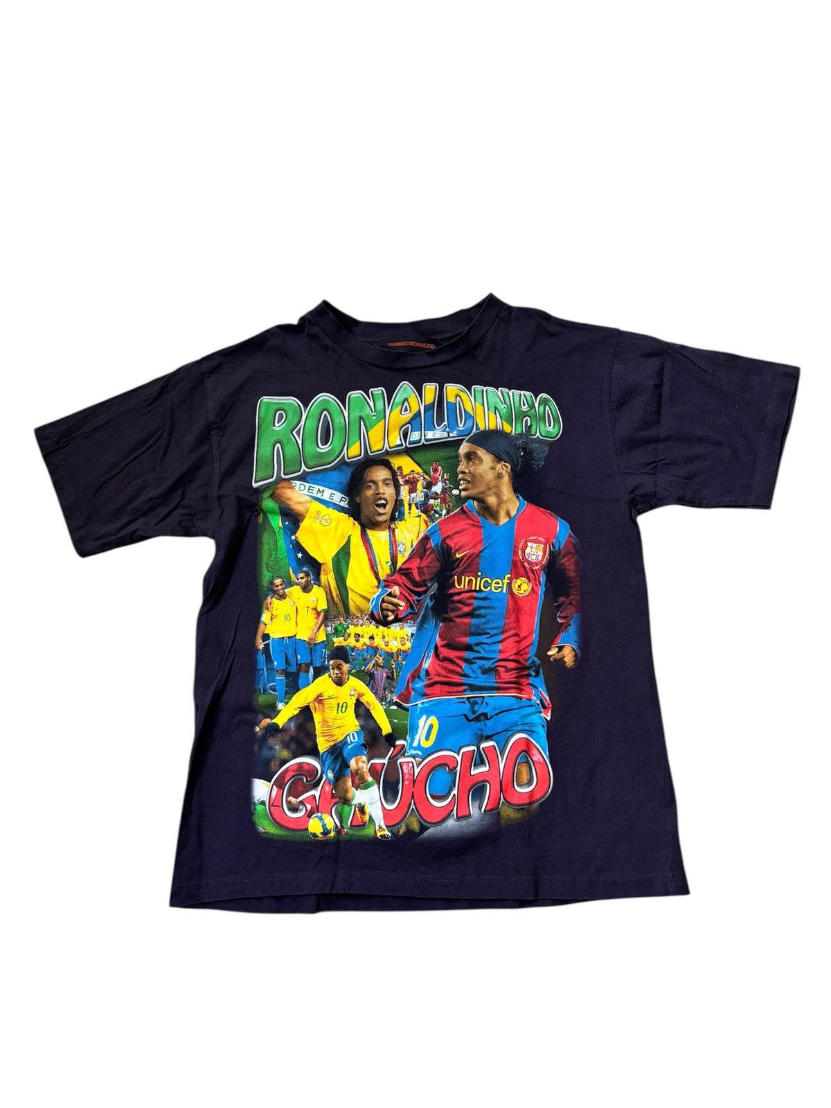 Rap Tees × Vintage Marino morwood Ronaldinho rap tees Size US L / EU 52-54 / 3 - 1 Thumbnail
