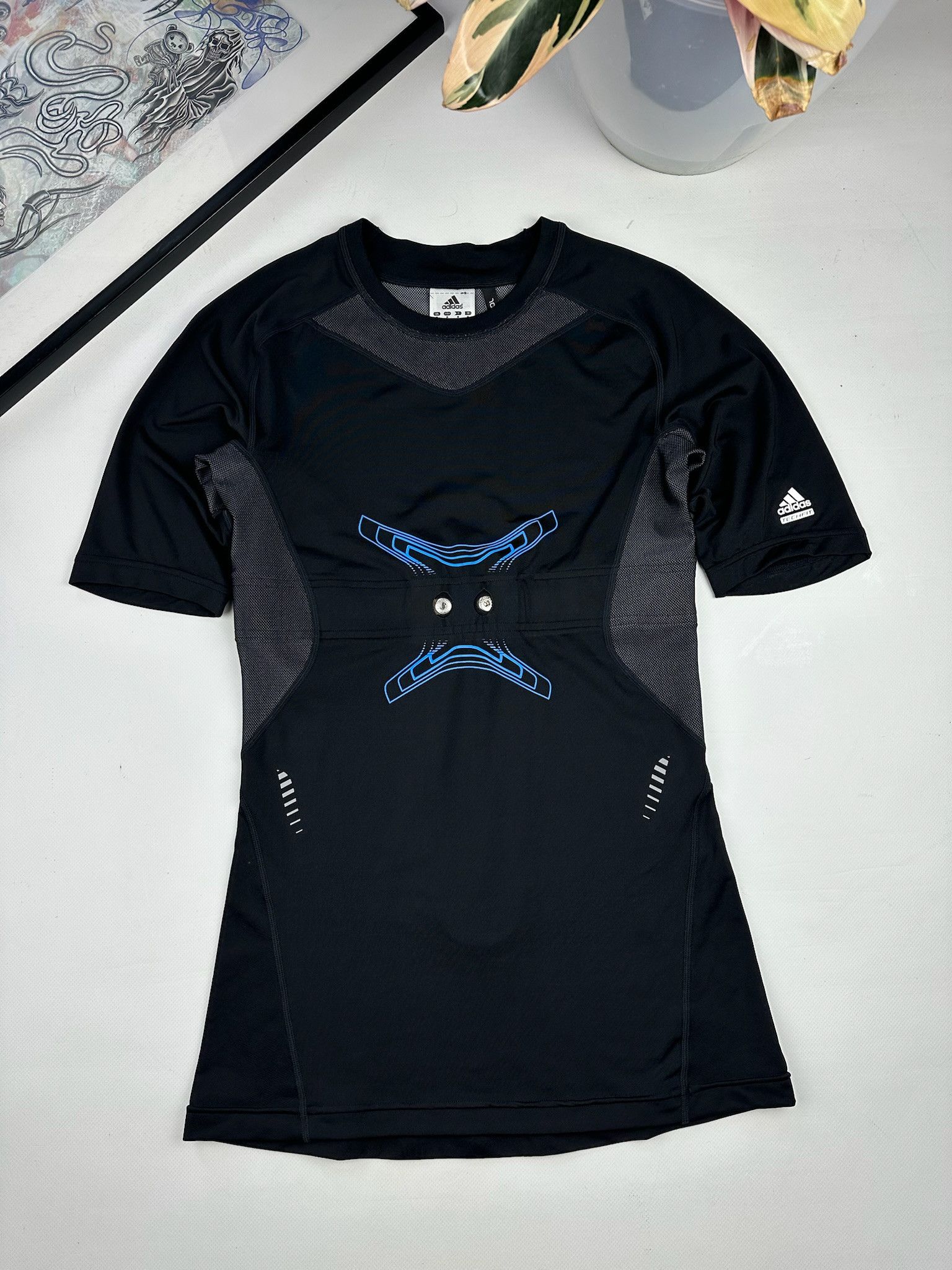 Adidas Adidas Techfit climacool techno rave shirt msbhv style Size US M / EU 48-50 / 2 - 3 Thumbnail