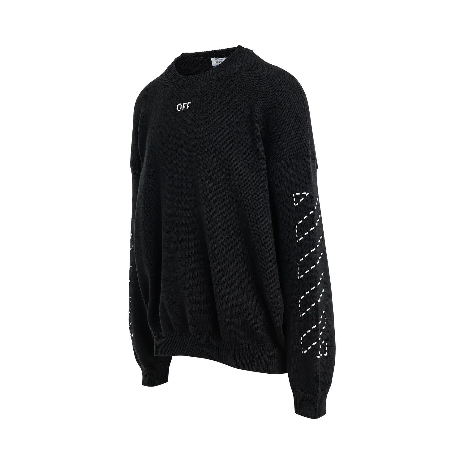 Off-White o1mris0824 Sweater in Black Size US L / EU 52-54 / 3 - 2 Thumbnail