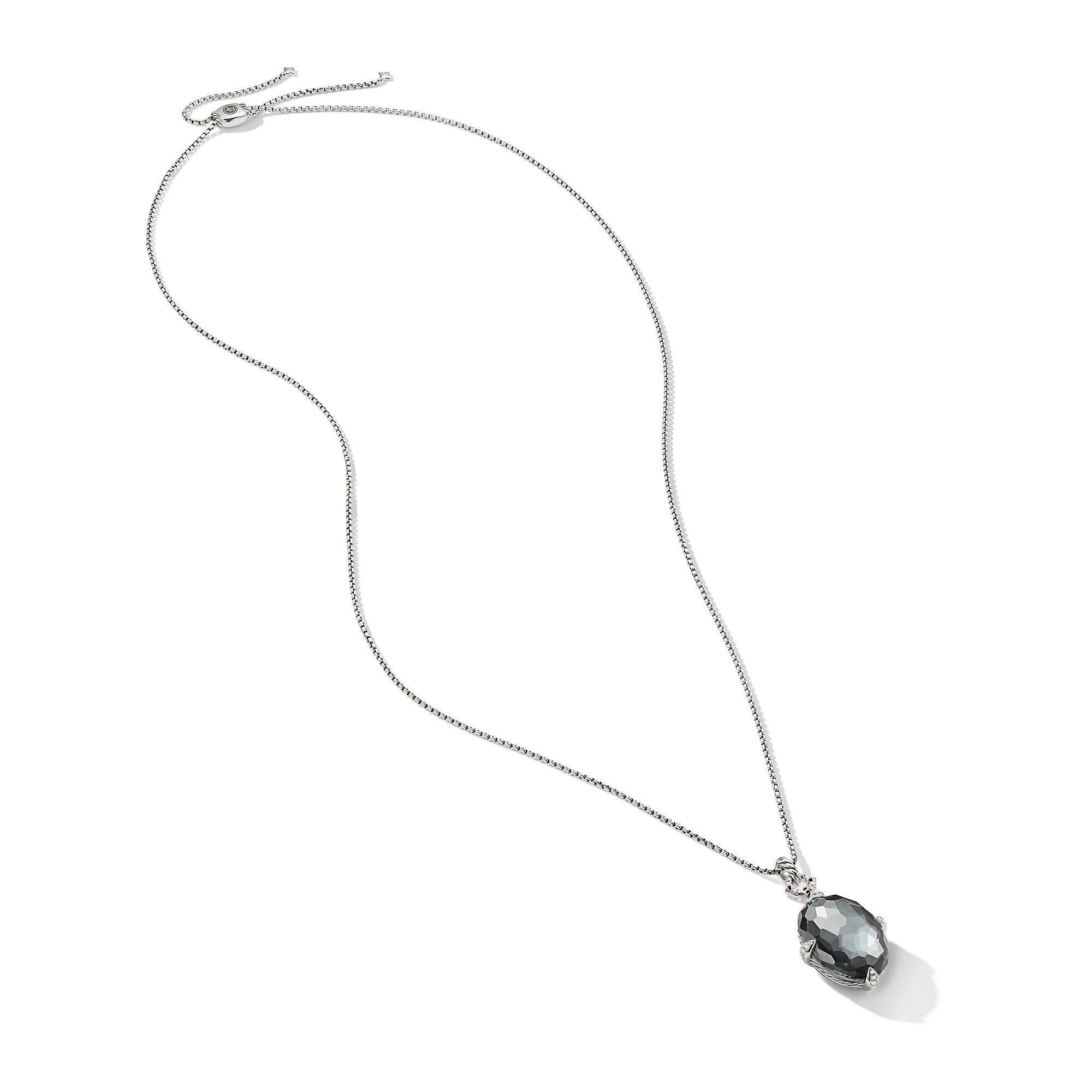 David Yurman o1w1db10526 N14266D Size:7/ Necklace in Silver Size ONE SIZE - 2 Thumbnail