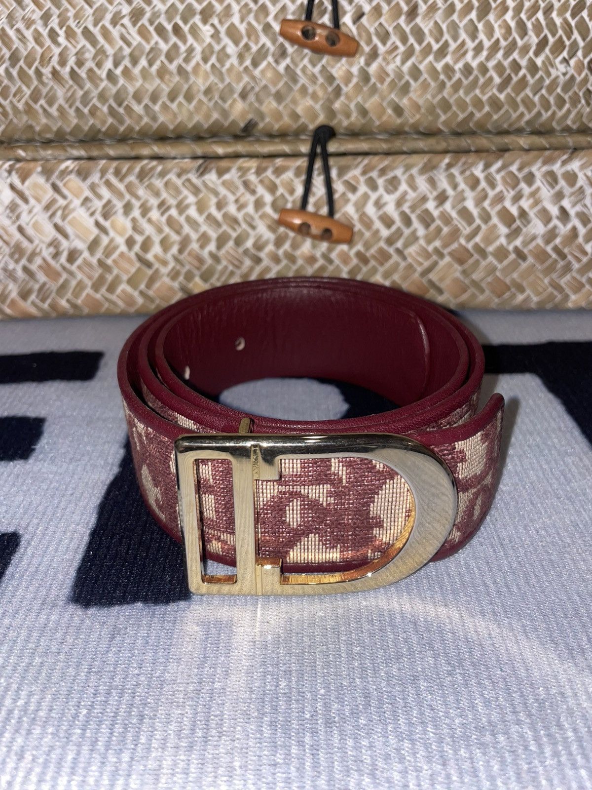 Dior Christian Dior Red Trotter Belt I 70cm (XXS WMNS) | Grailed