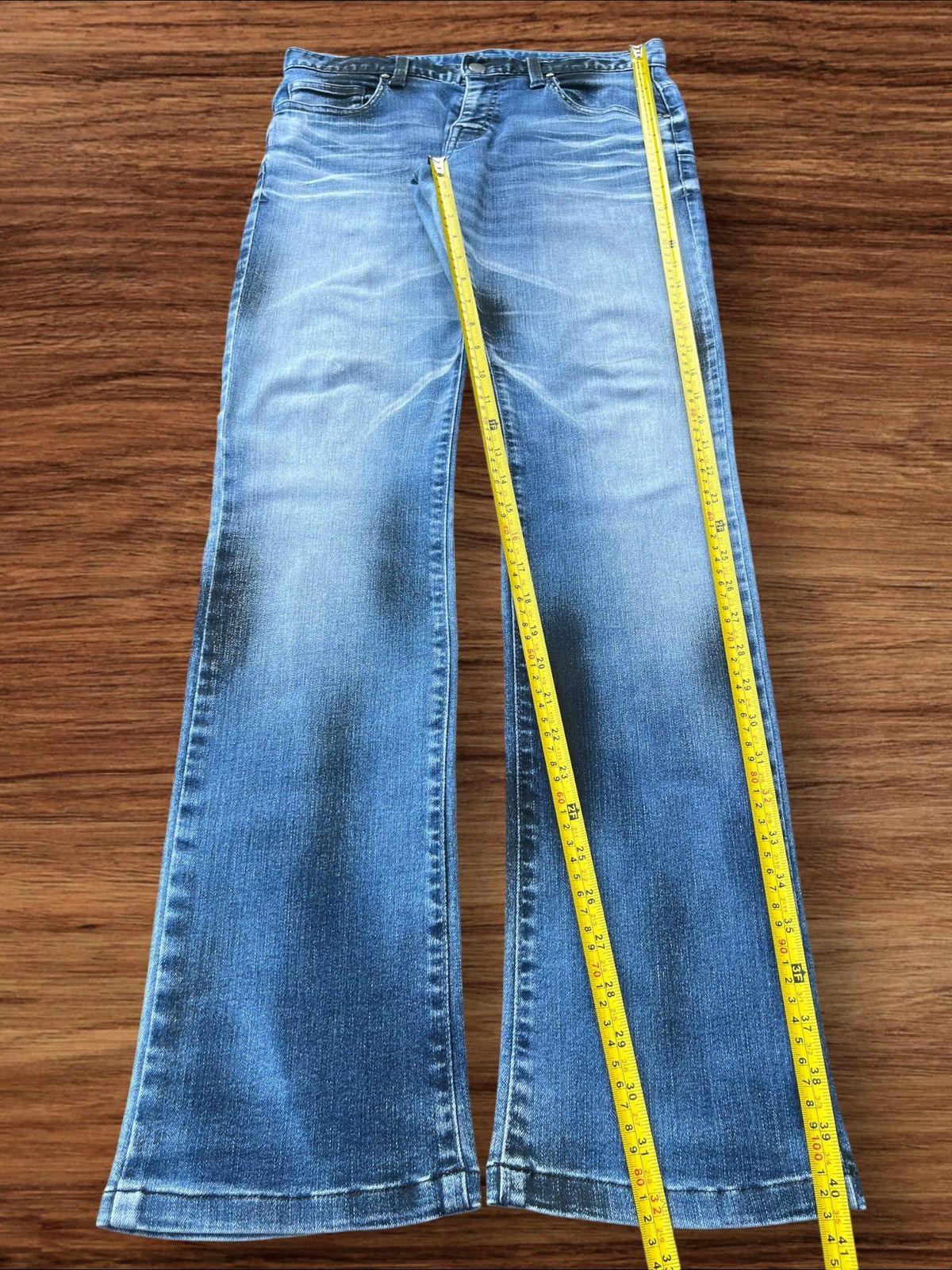 Japanese Brand × Tornado Mart Vintage Japanese Brand Tornado Mart Black Stain Whisker Jean Size US 30 / EU 46 - 14 Thumbnail